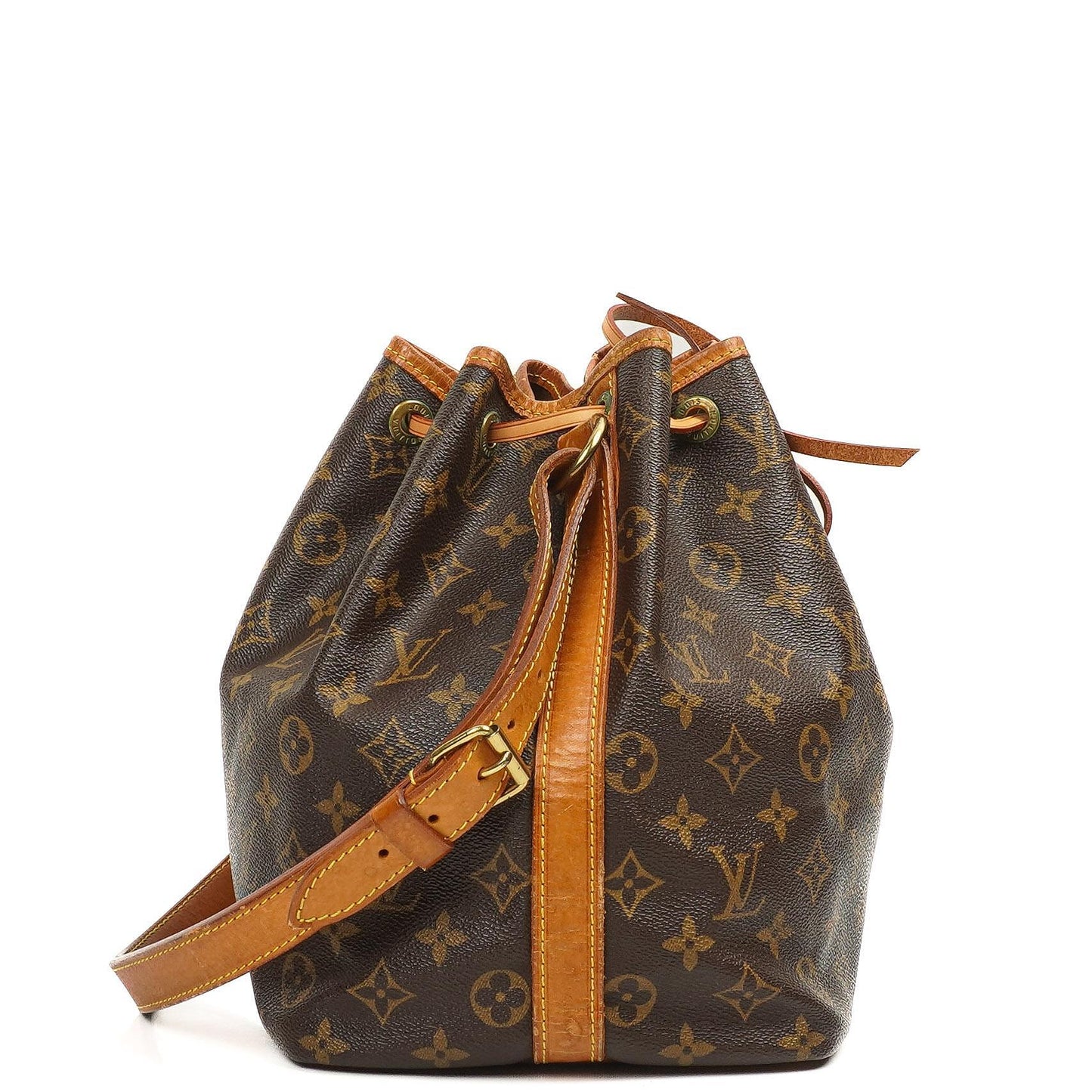 Louis Vuitton Petit Noe Monogram Canvas Shoulder Bag