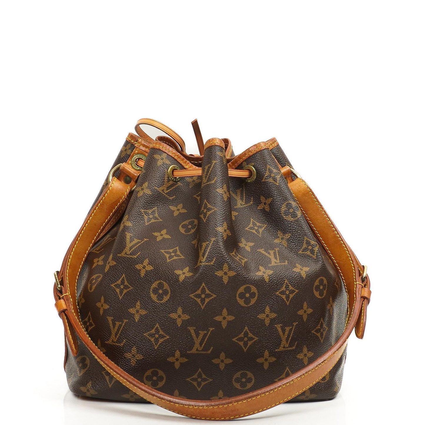 Louis Vuitton Petit Noe Monogram Canvas Shoulder Bag