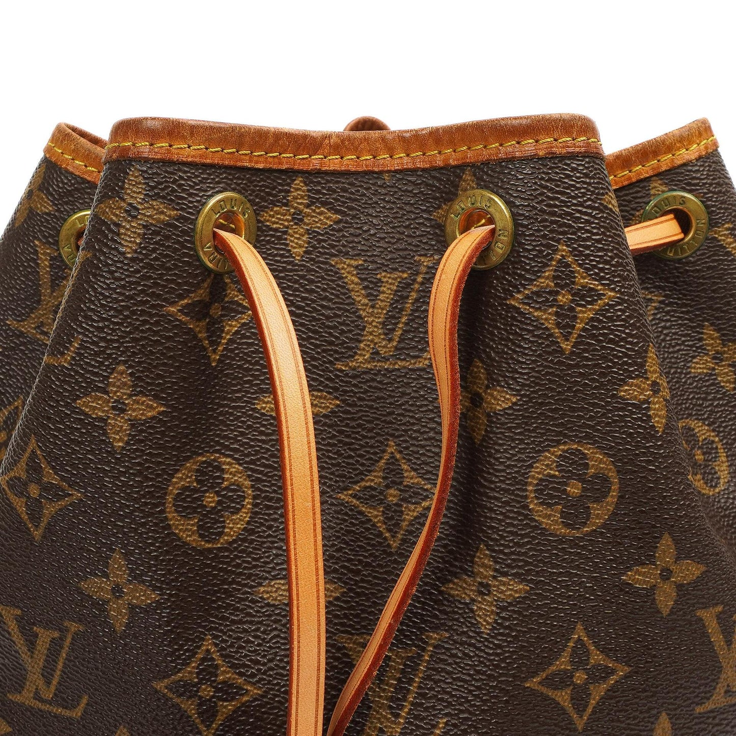 Louis Vuitton Petit Noe Monogram Canvas Shoulder Bag