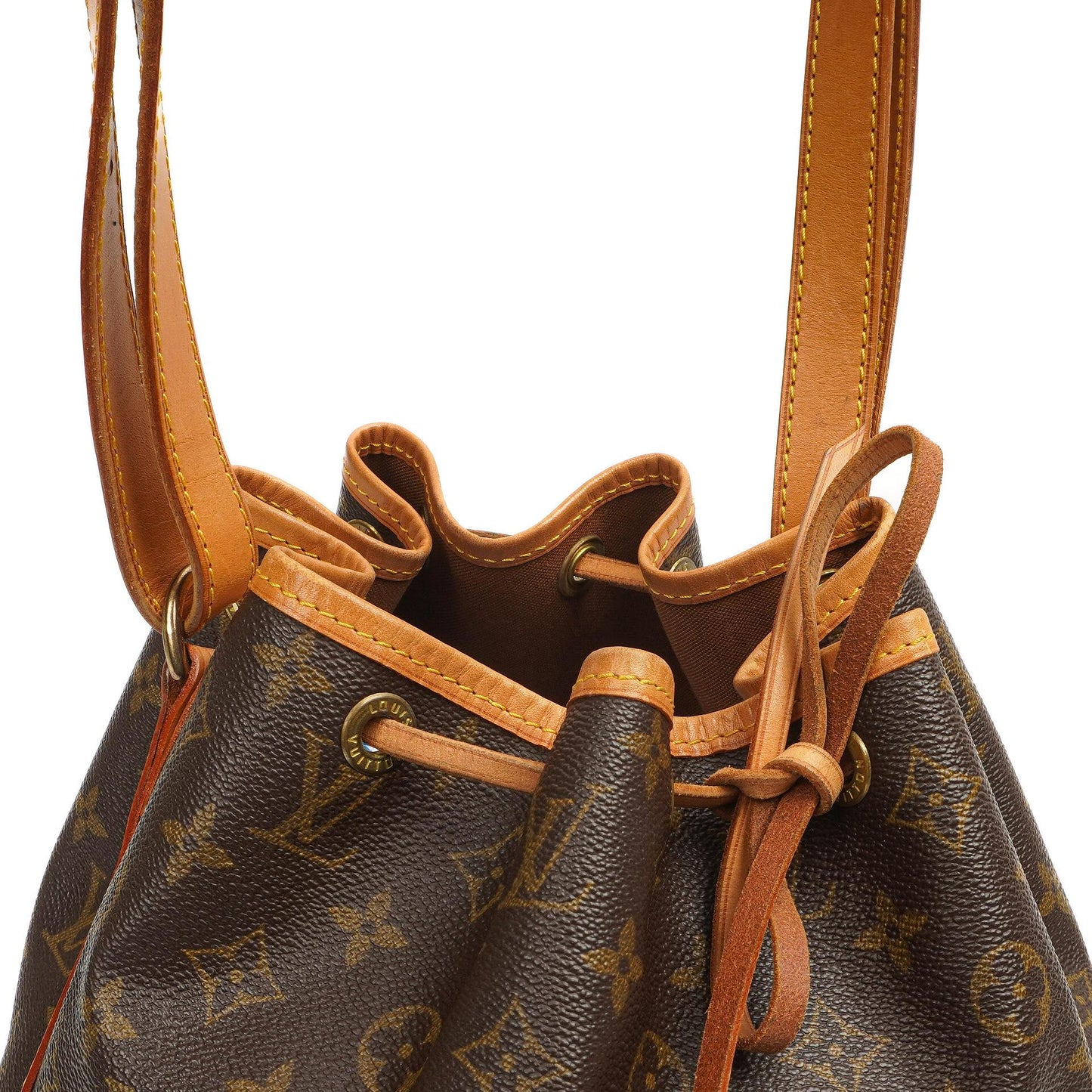 Louis Vuitton Petit Noe Monogram Canvas Shoulder Bag