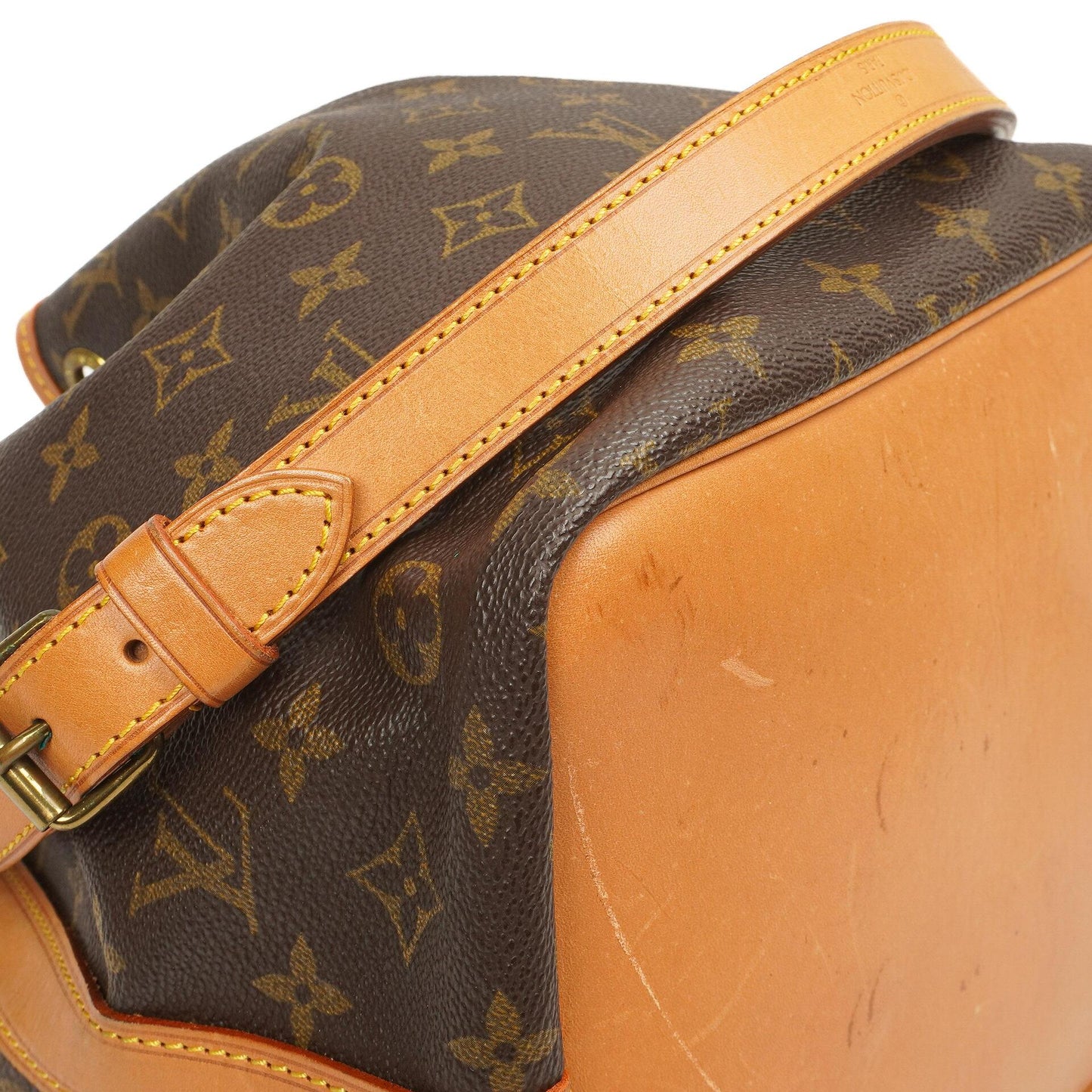 Louis Vuitton Petit Noe Monogram Canvas Shoulder Bag