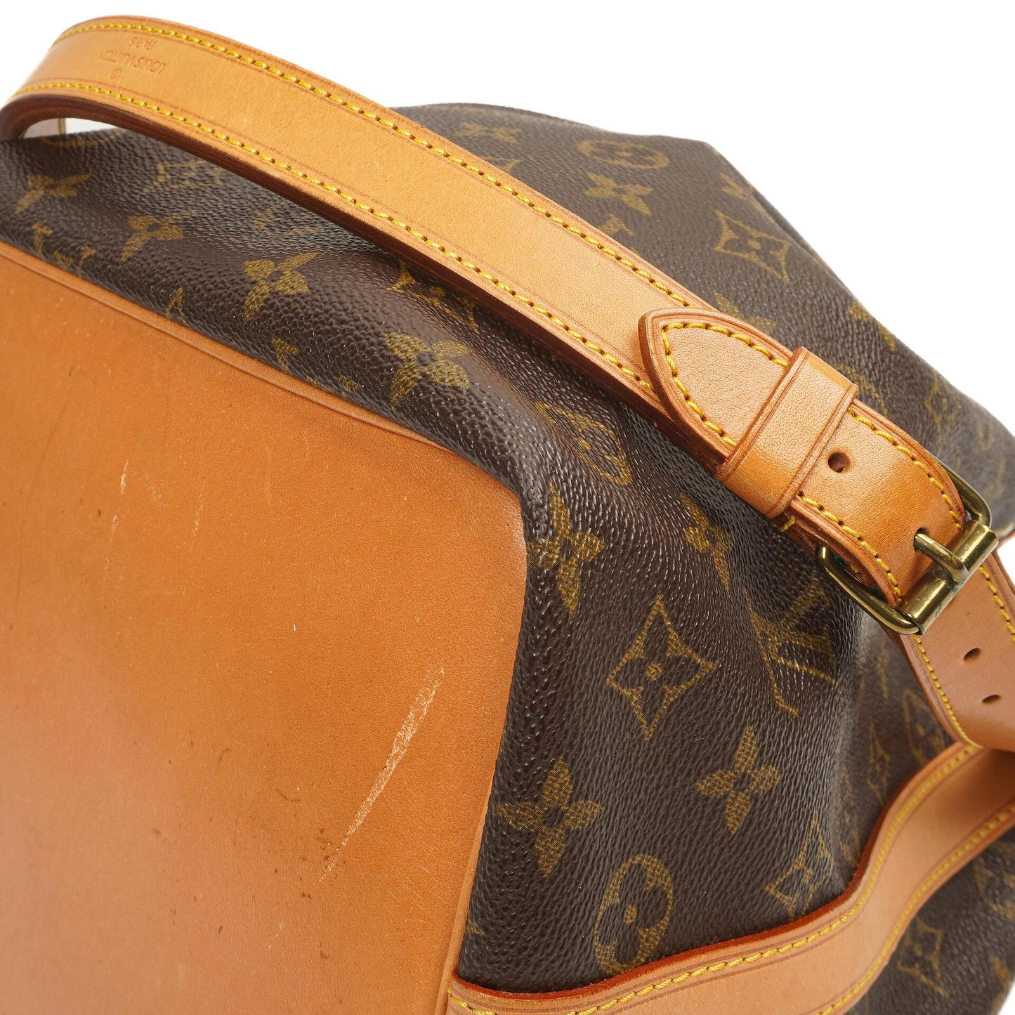 Louis Vuitton Petit Noe Monogram Canvas Shoulder Bag