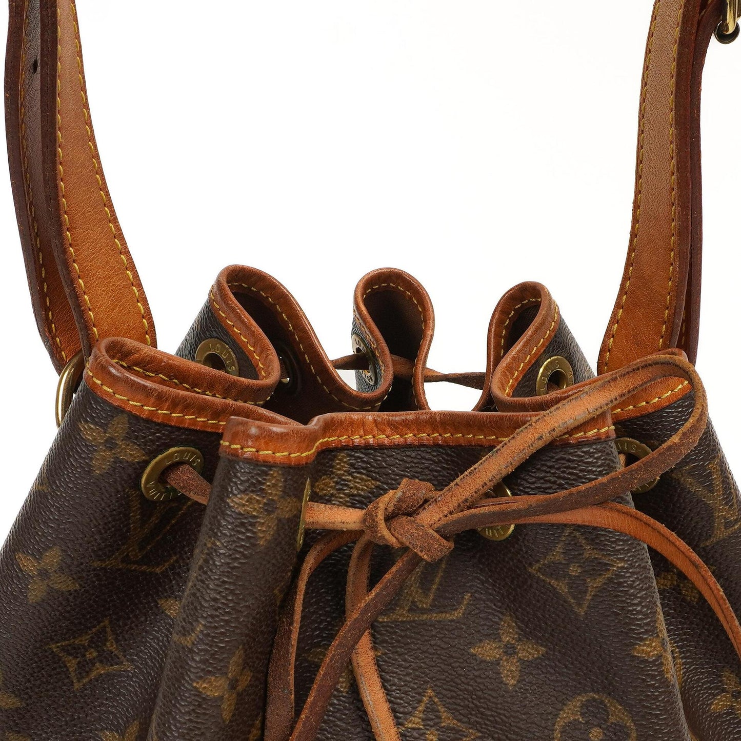 Louis Vuitton Petit Noe Monogram Canvas Shoulder Bag