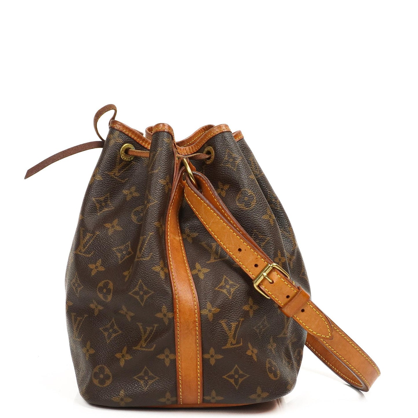 Louis Vuitton Petit Noe Monogram Canvas Shoulder Bag