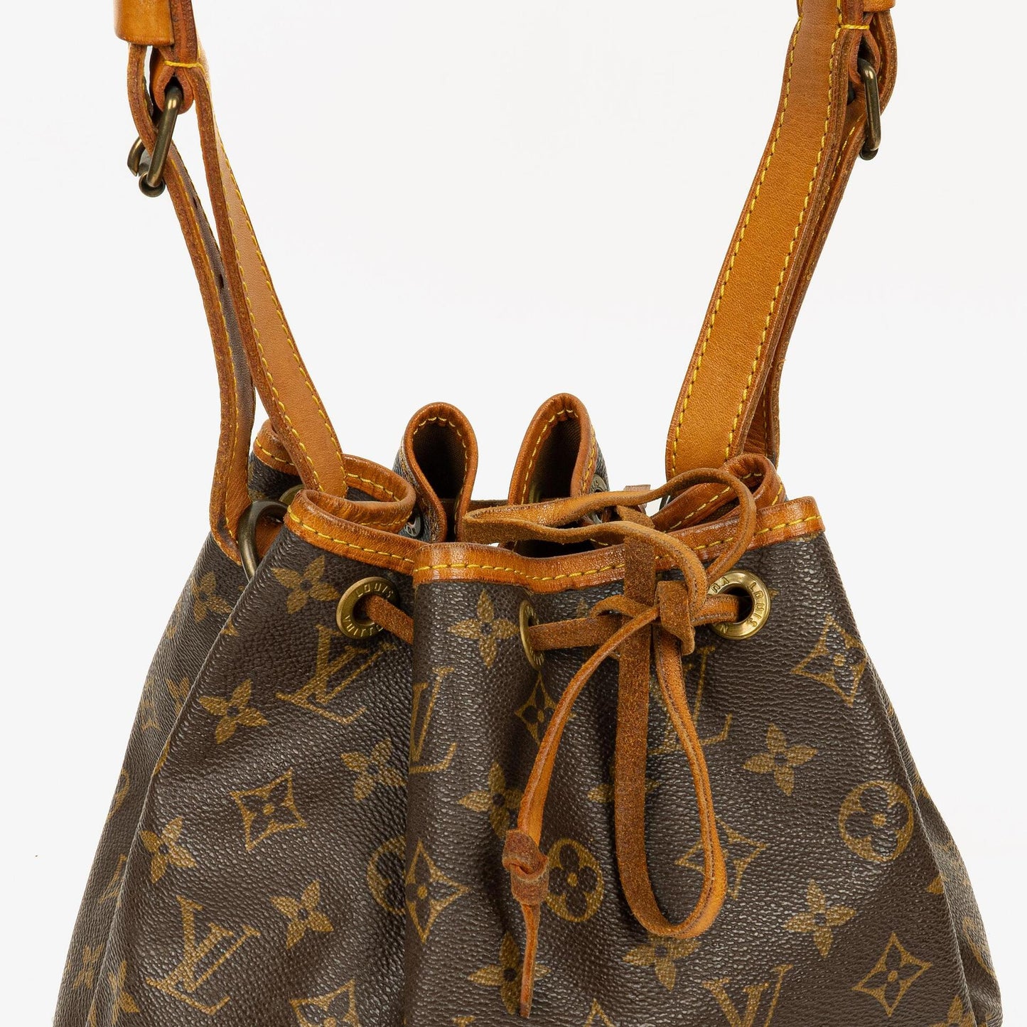 Louis Vuitton Petit Noe Monogram Canvas Shoulder Bag