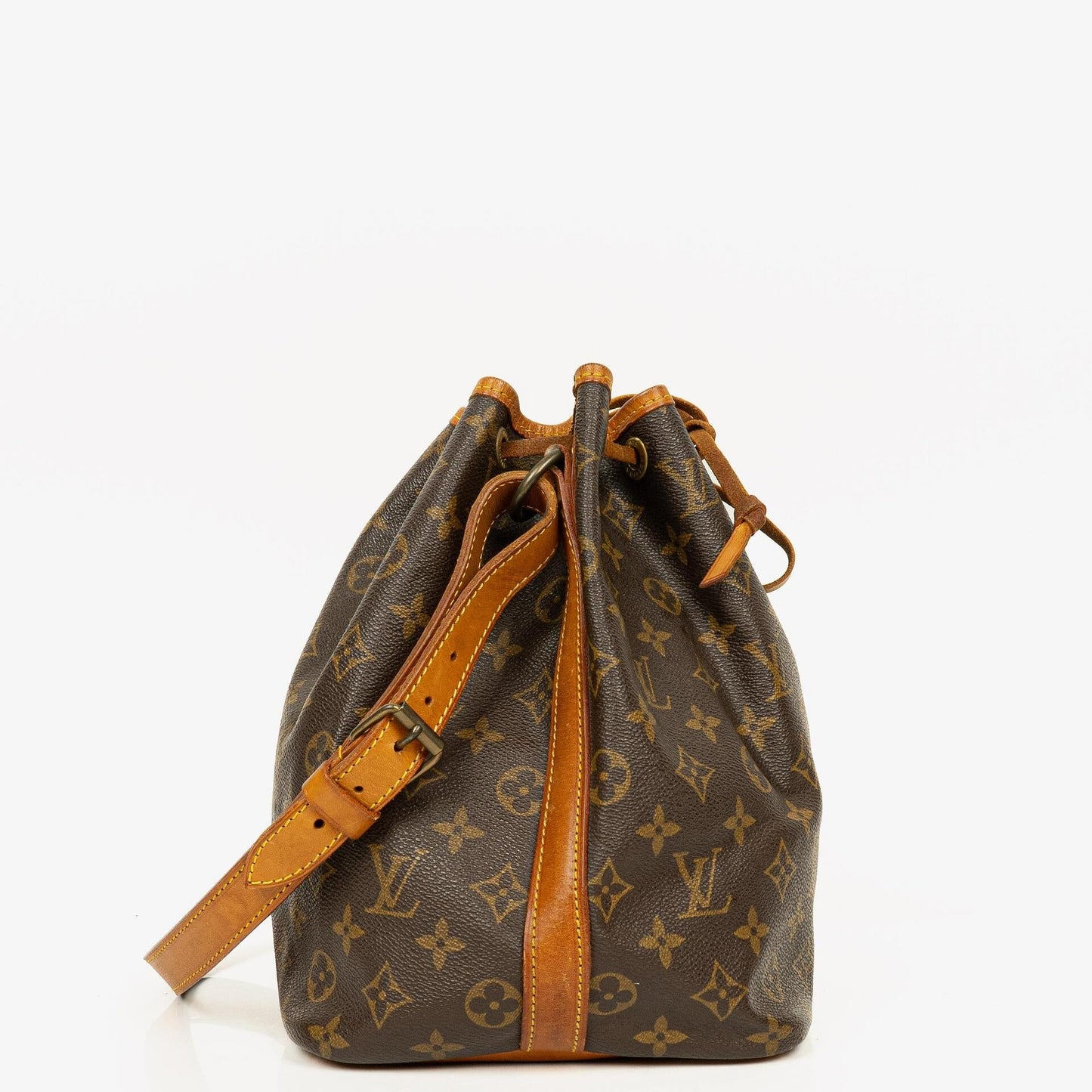 Louis Vuitton Petit Noe Monogram Canvas Shoulder Bag