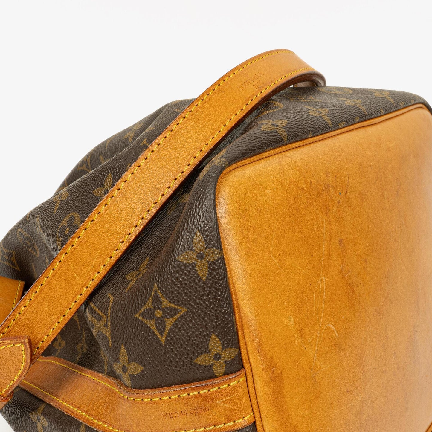 Louis Vuitton Petit Noe Monogram Canvas Shoulder Bag