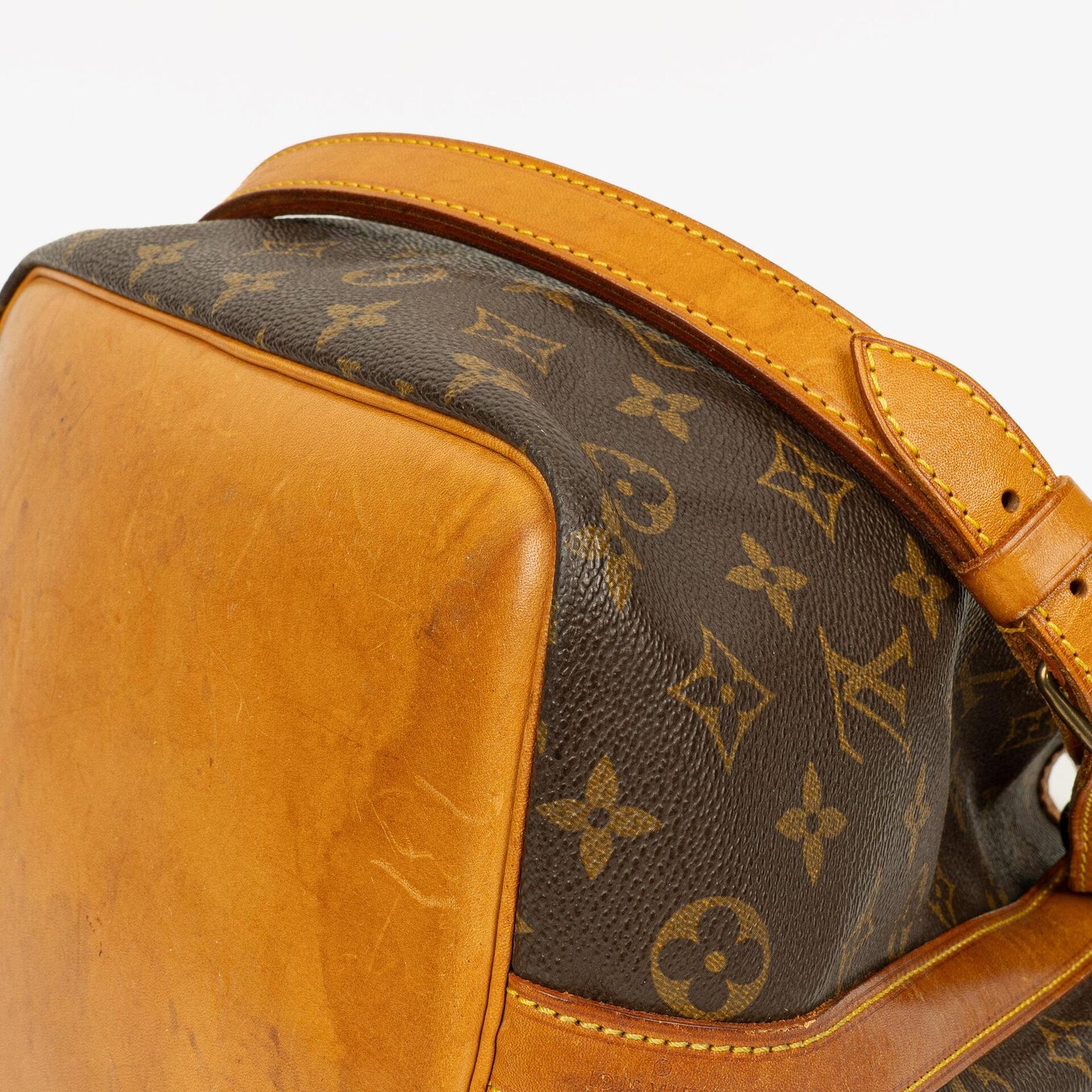 Louis Vuitton Petit Noe Monogram Canvas Shoulder Bag