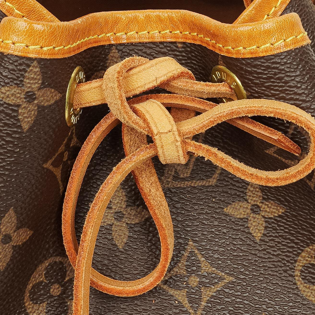Louis Vuitton Petit Noe Monogram Canvas Shoulder Bag