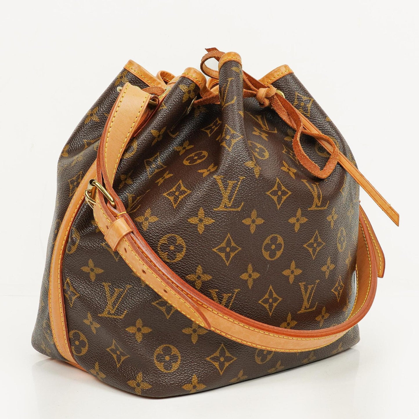 Louis Vuitton Petit Noe Monogram Canvas Shoulder Bag