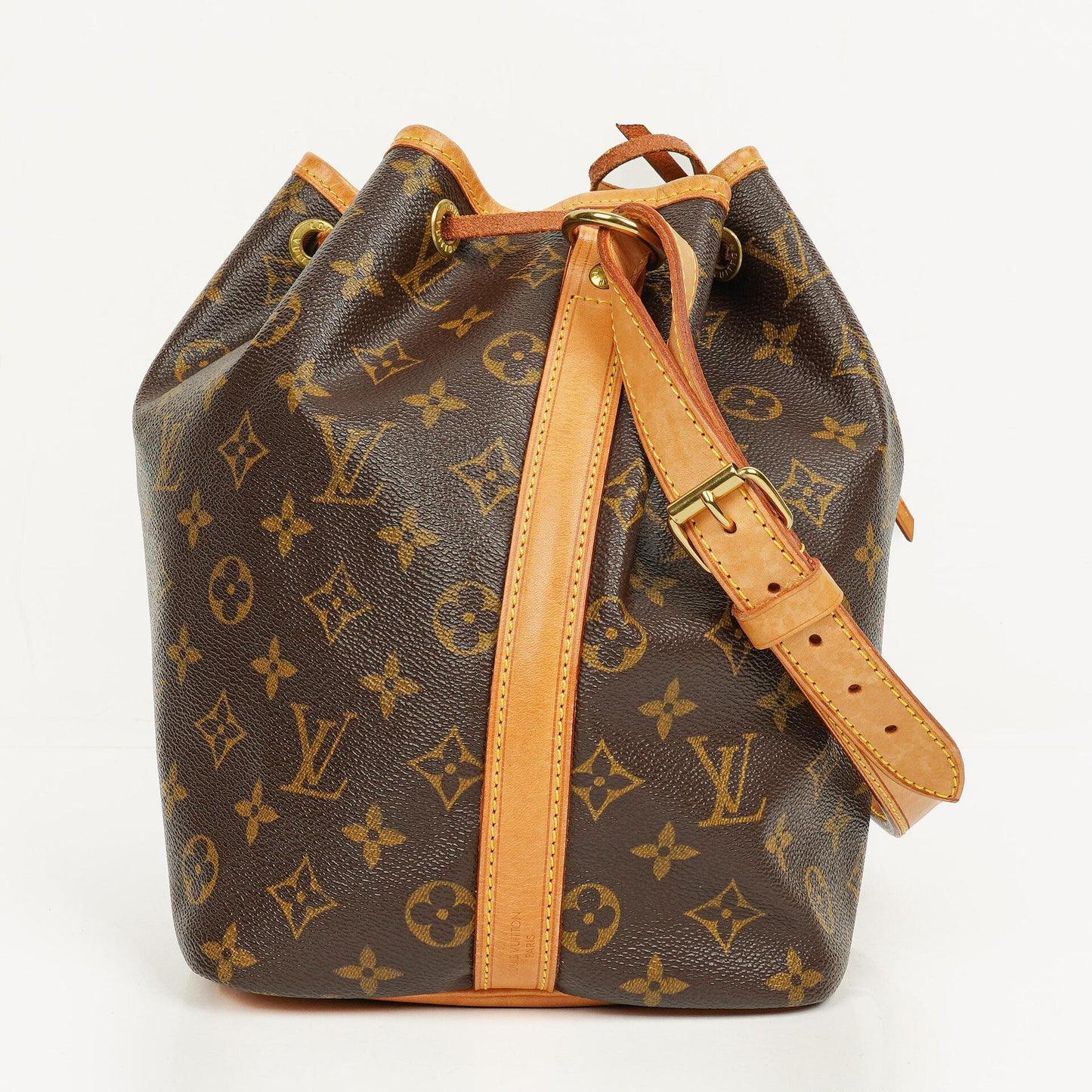 Louis Vuitton Petit Noe Monogram Canvas Shoulder Bag