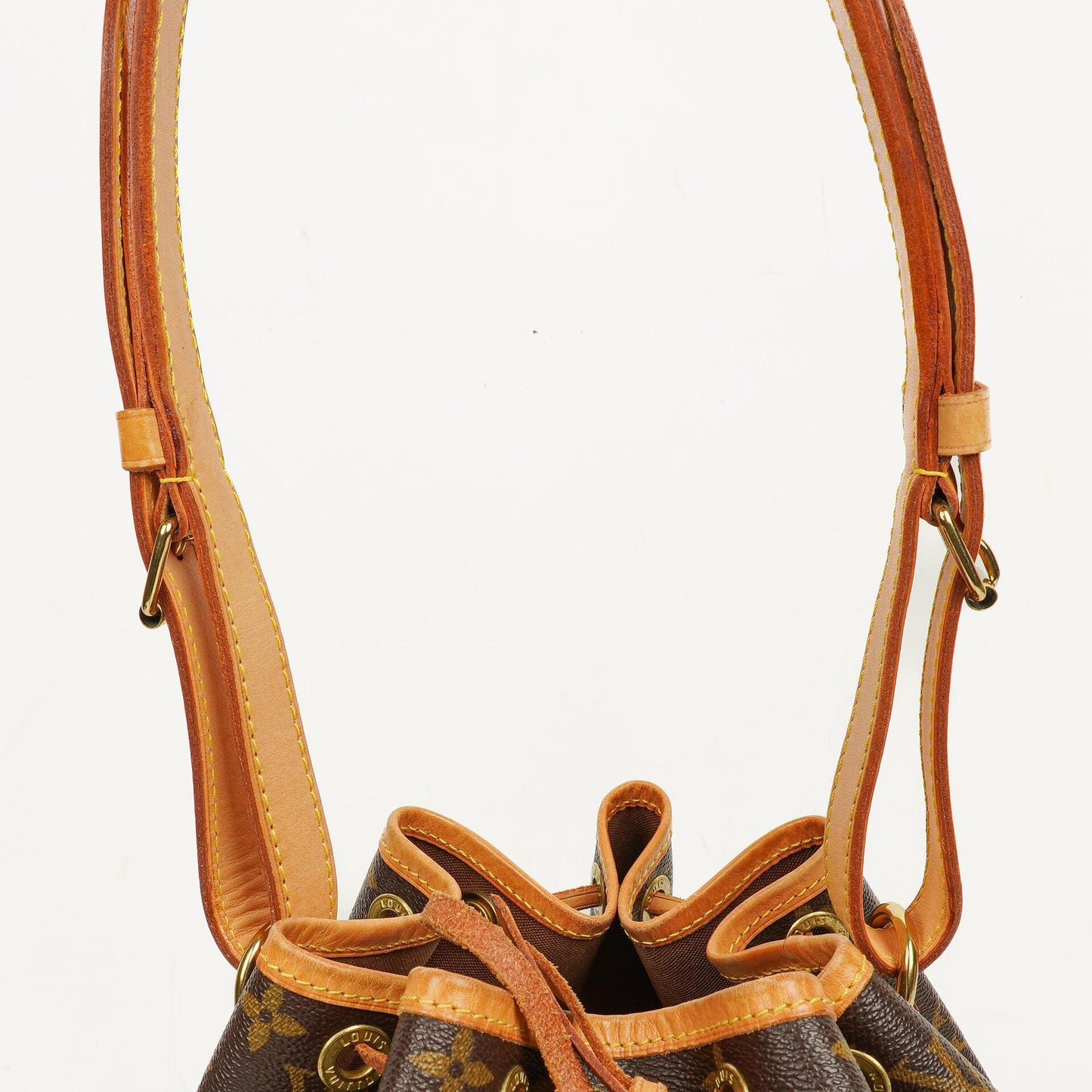 Louis Vuitton Petit Noe Monogram Canvas Shoulder Bag