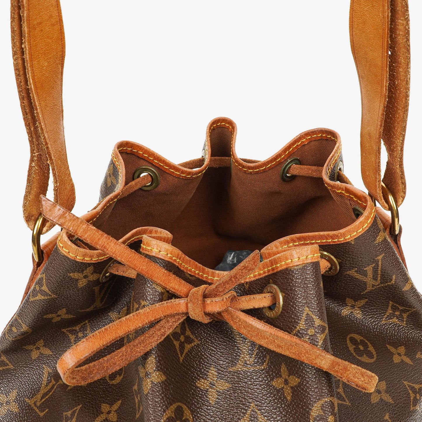 Louis Vuitton Petit Noe Monogram Canvas Shoulder Bag