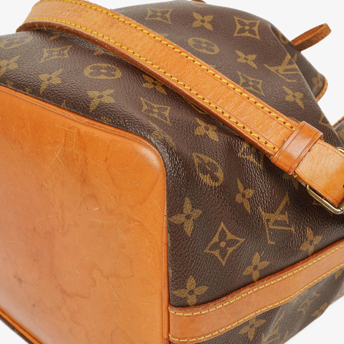 Louis Vuitton Petit Noe Monogram Canvas Shoulder Bag