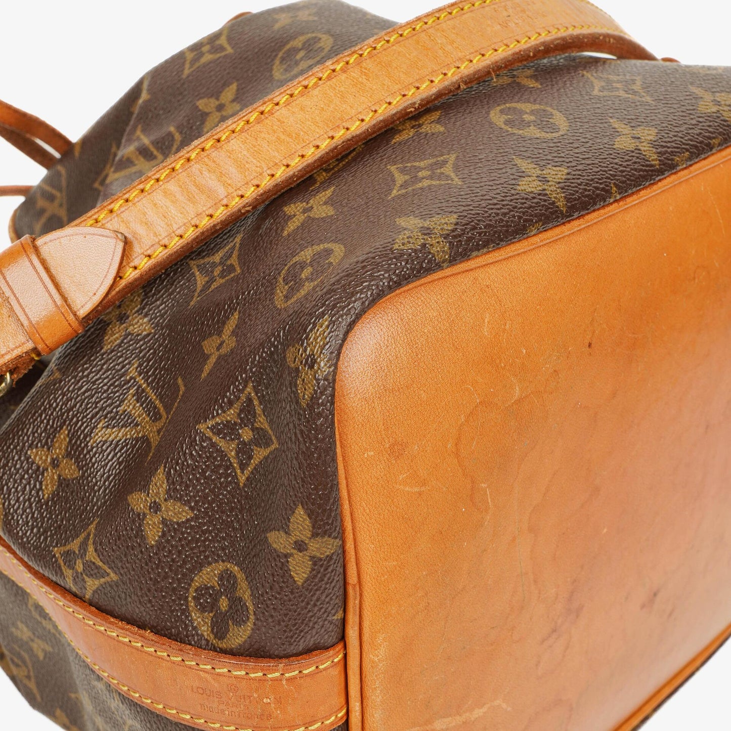 Louis Vuitton Petit Noe Monogram Canvas Shoulder Bag
