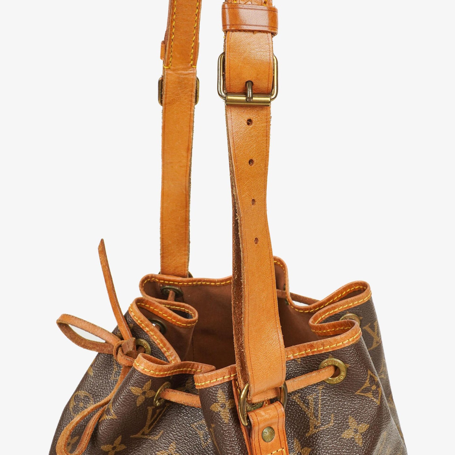 Louis Vuitton Petit Noe Monogram Canvas Shoulder Bag