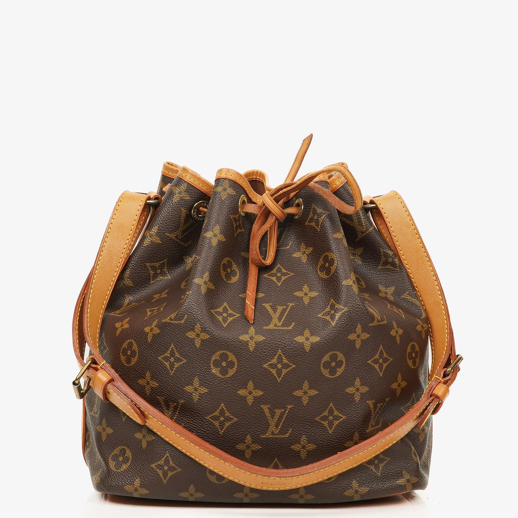 Louis Vuitton Petit Noe Monogram Canvas Shoulder Bag
