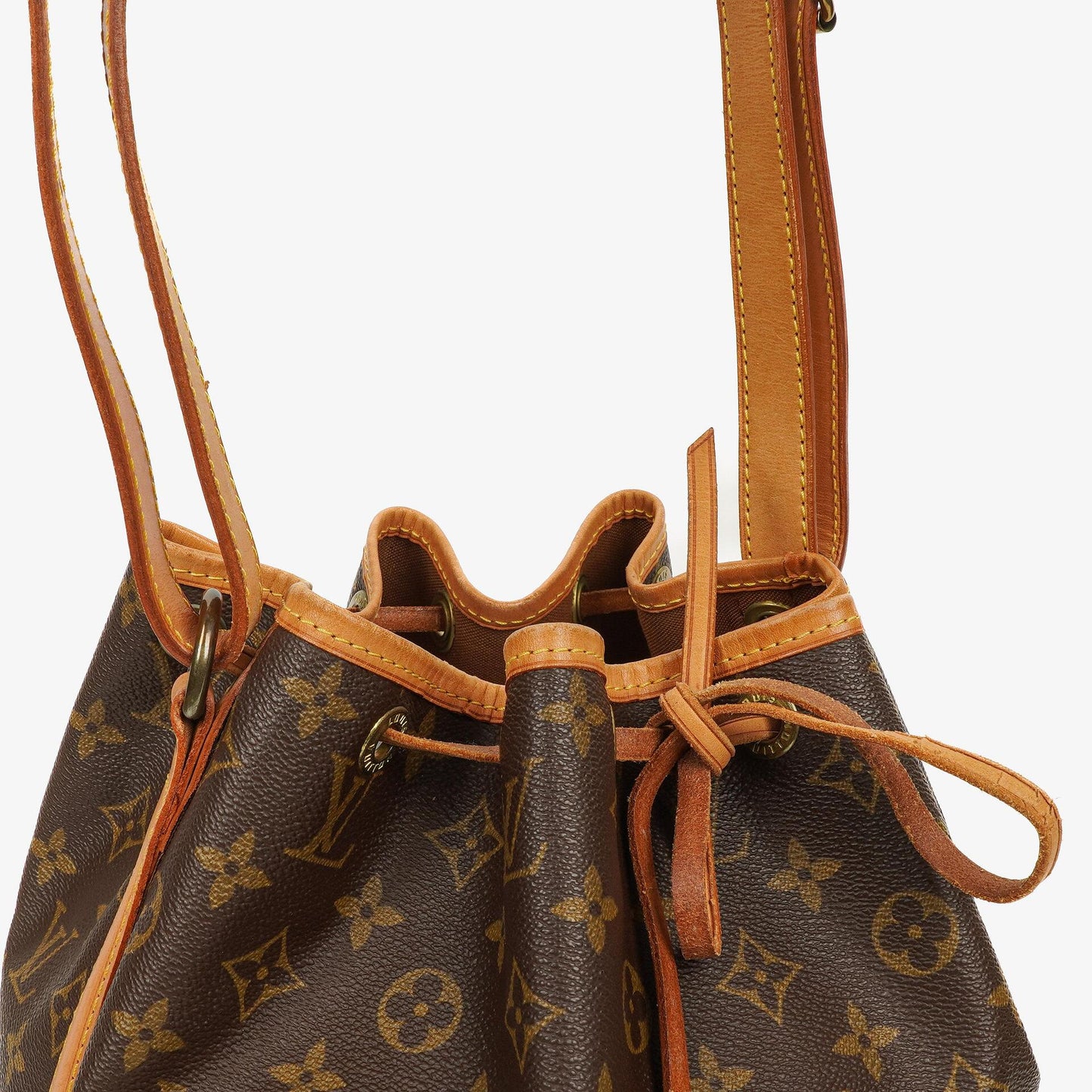 Louis Vuitton Petit Noe Monogram Canvas Shoulder Bag