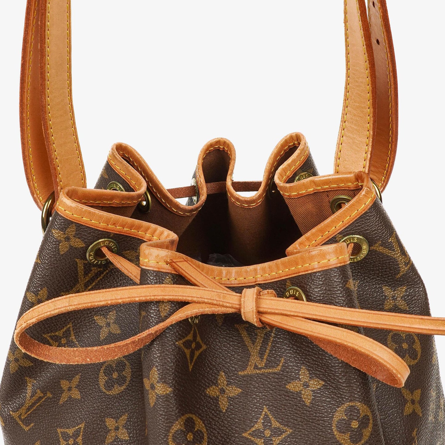 Louis Vuitton Petit Noe Monogram Canvas Shoulder Bag
