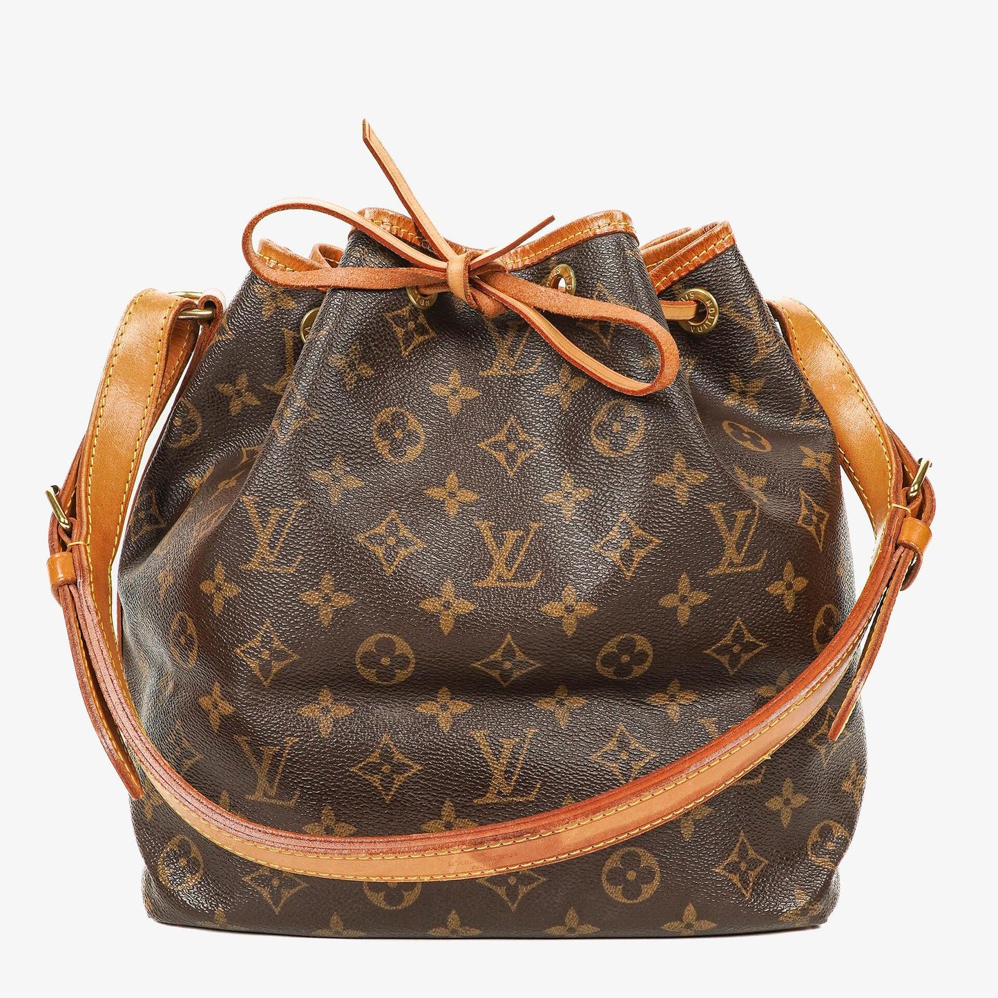 Louis Vuitton Petit Noe Monogram Canvas Shoulder Bag