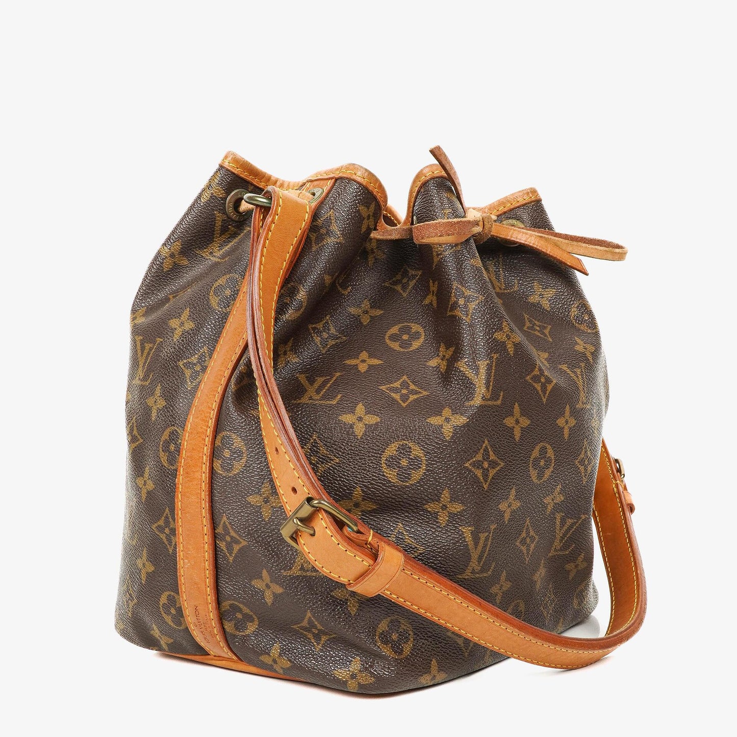Louis Vuitton Petit Noe Monogram Canvas Shoulder Bag