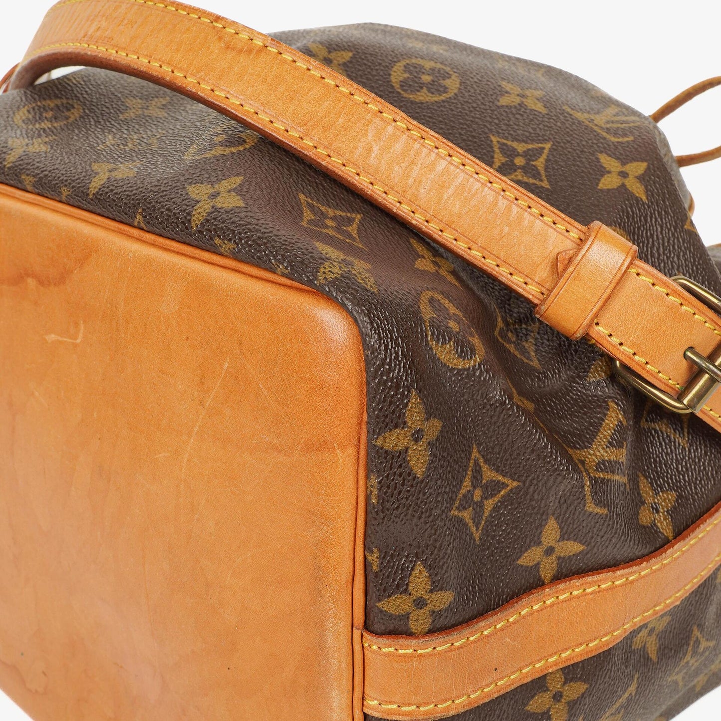 Louis Vuitton Petit Noe Monogram Canvas Shoulder Bag