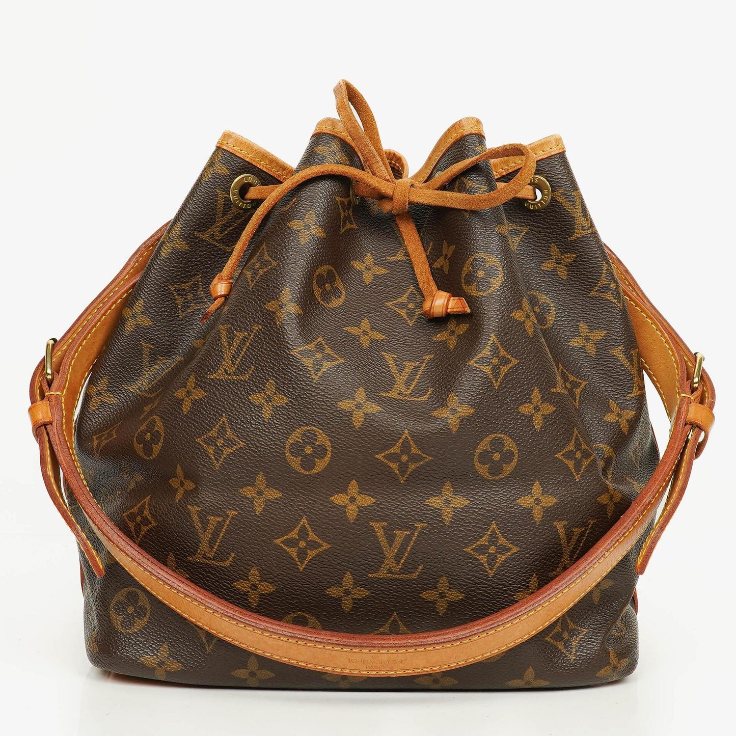 Louis Vuitton Petit Noe Monogram Canvas Shoulder Bag