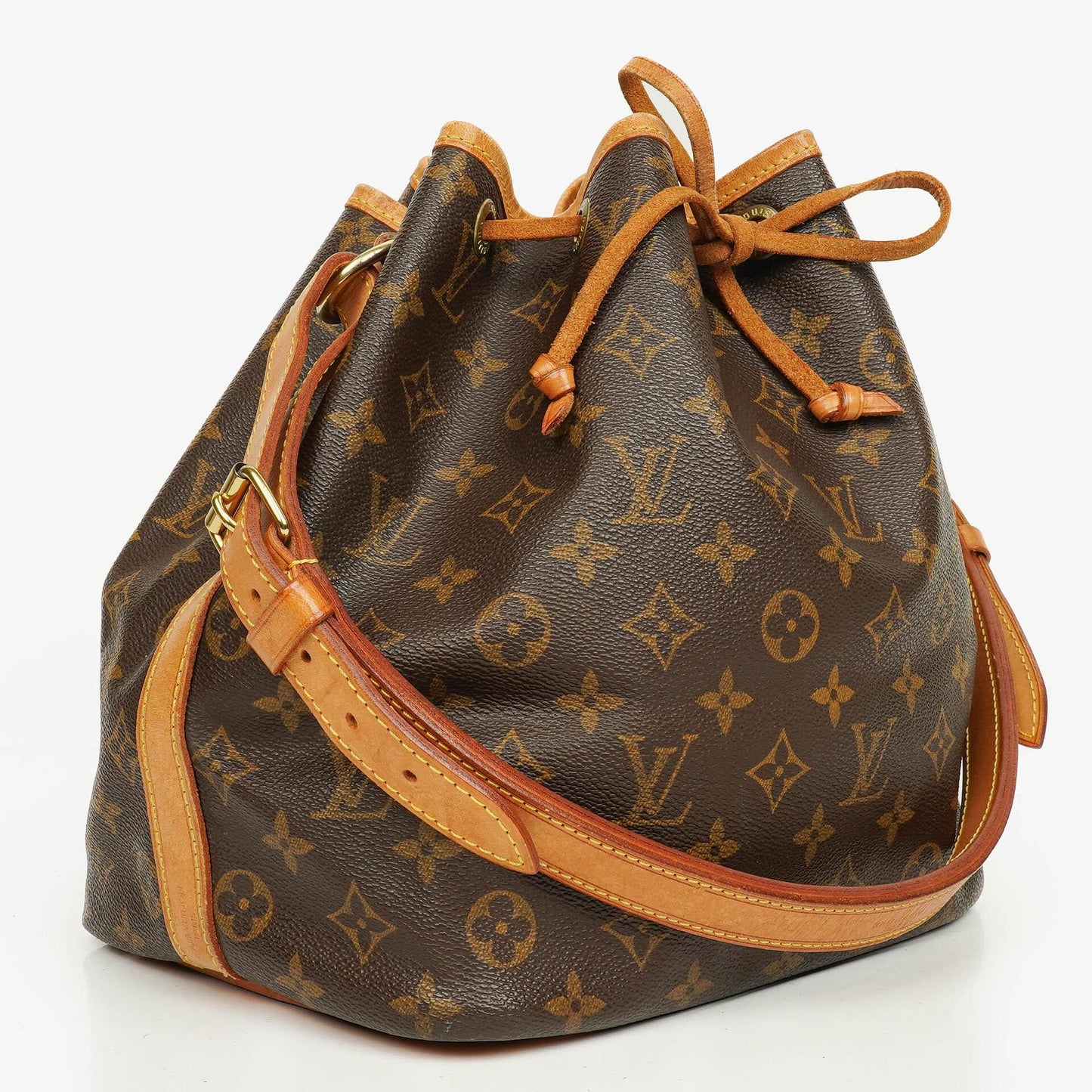 Louis Vuitton Petit Noe Monogram Canvas Shoulder Bag