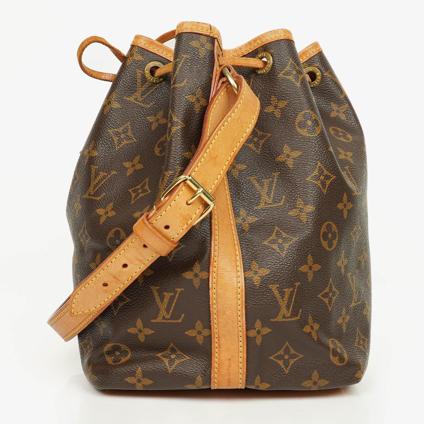 Louis Vuitton Petit Noe Monogram Canvas Shoulder Bag