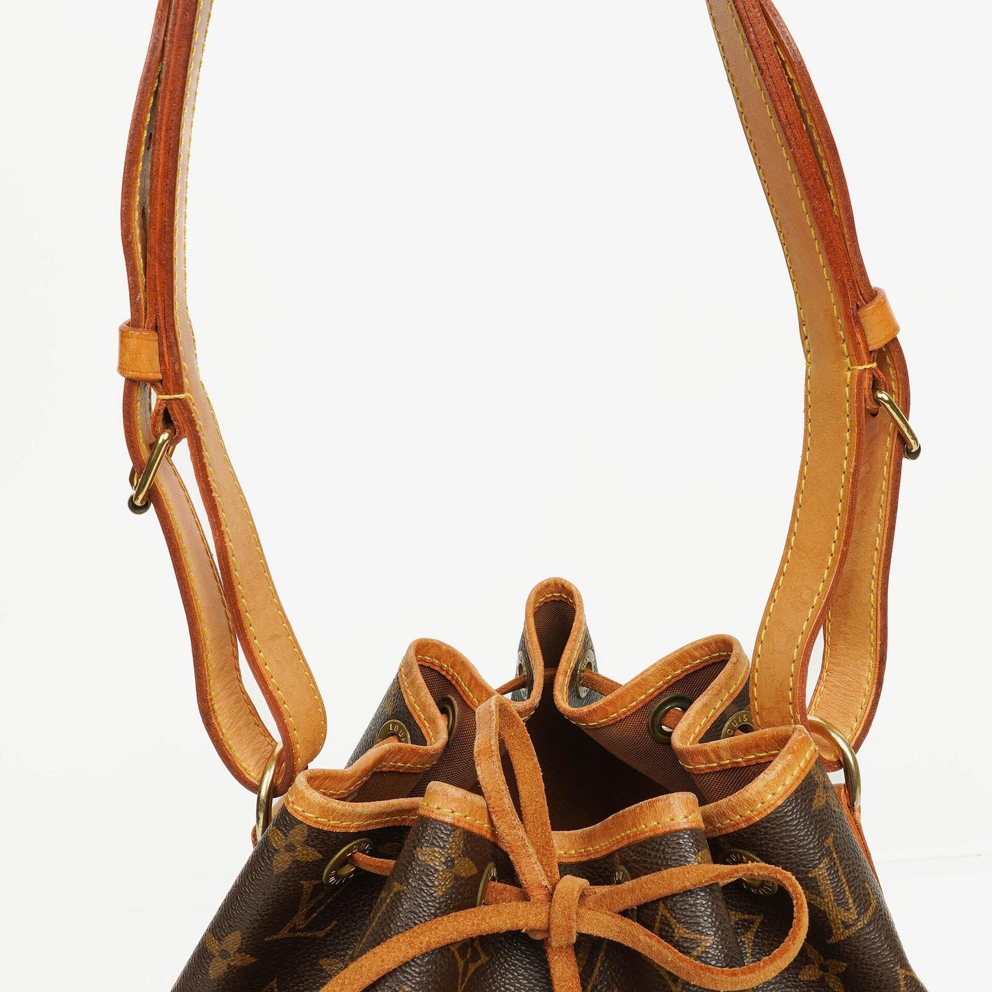 Louis Vuitton Petit Noe Monogram Canvas Shoulder Bag