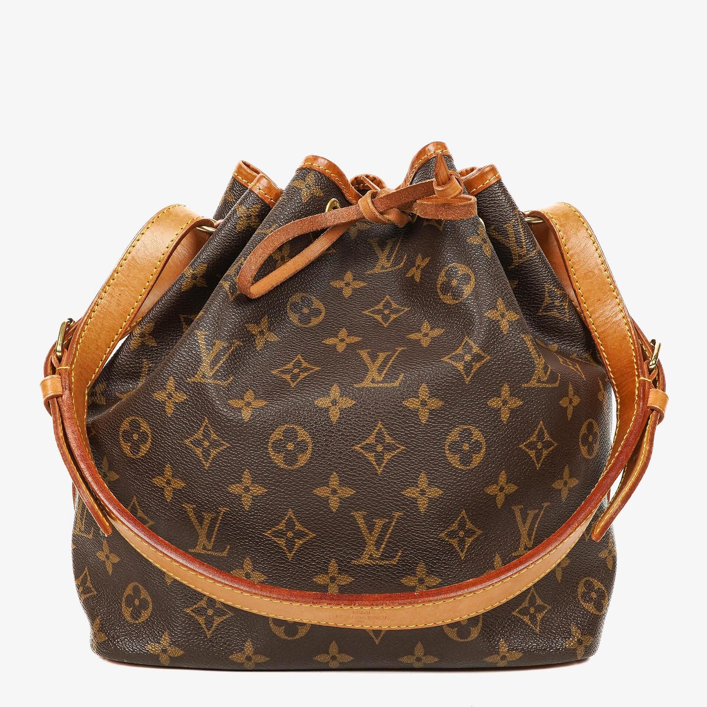 Louis Vuitton Petit Noe Monogram Canvas Shoulder Bag