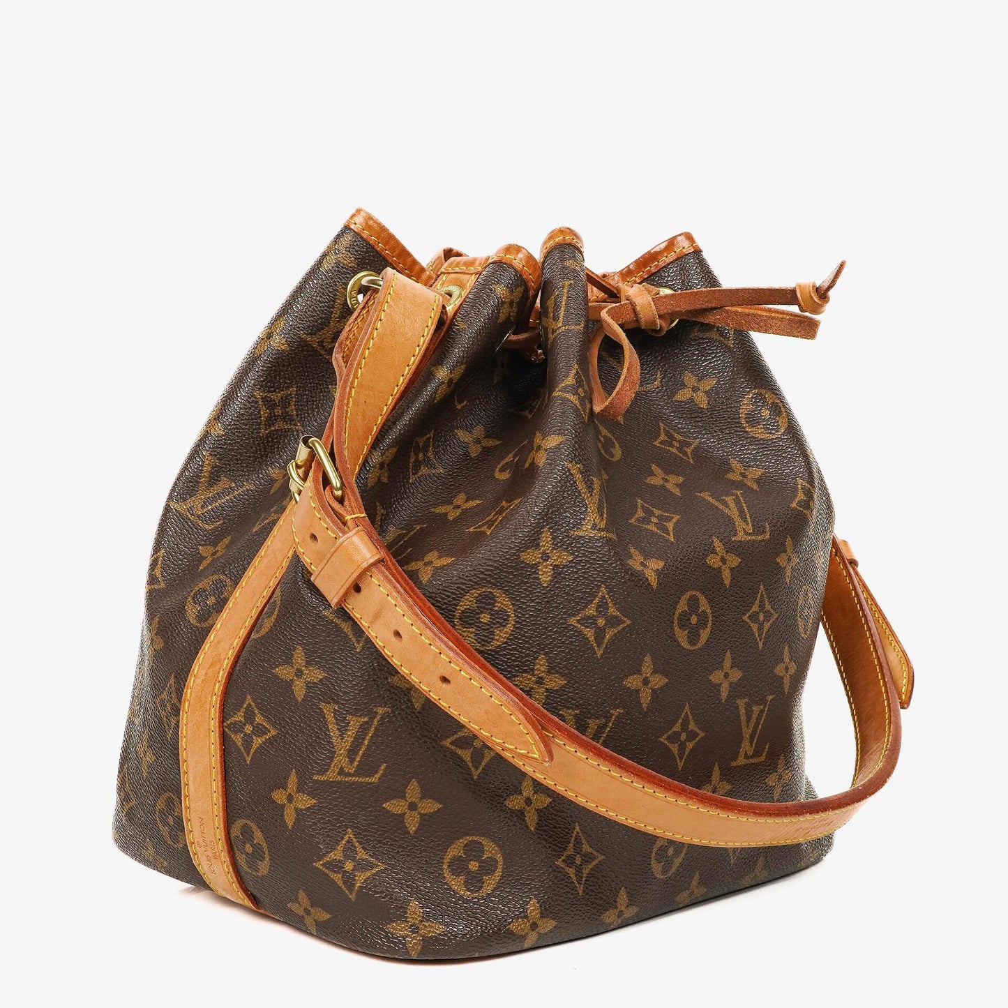 Louis Vuitton Petit Noe Monogram Canvas Shoulder Bag
