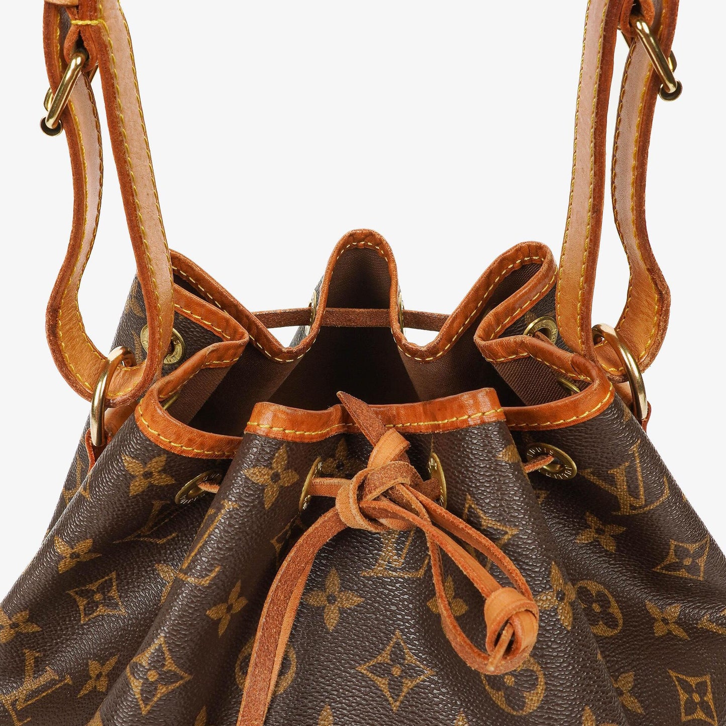 Louis Vuitton Petit Noe Monogram Canvas Shoulder Bag