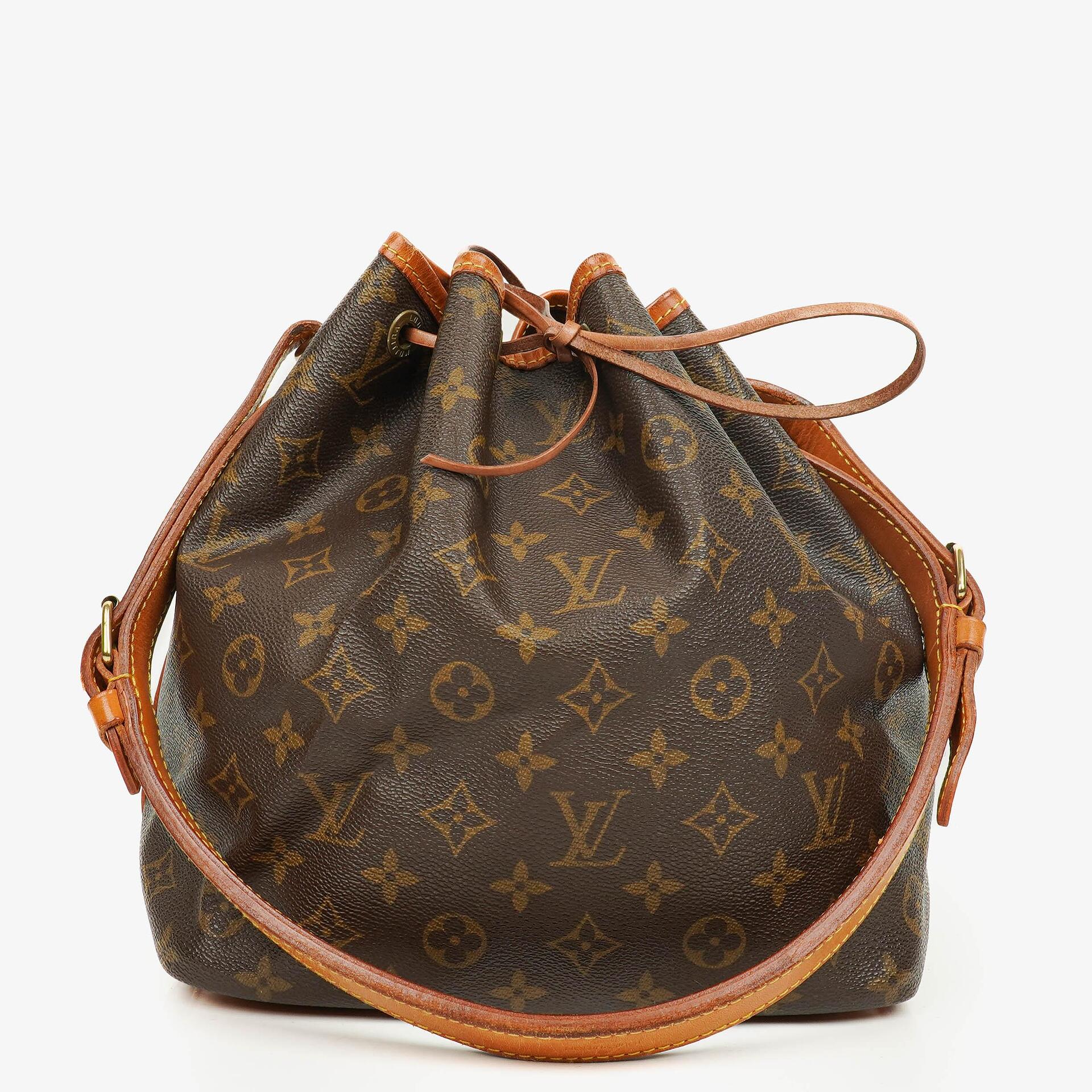 Louis Vuitton Petit Noe Monogram Canvas Shoulder Bag