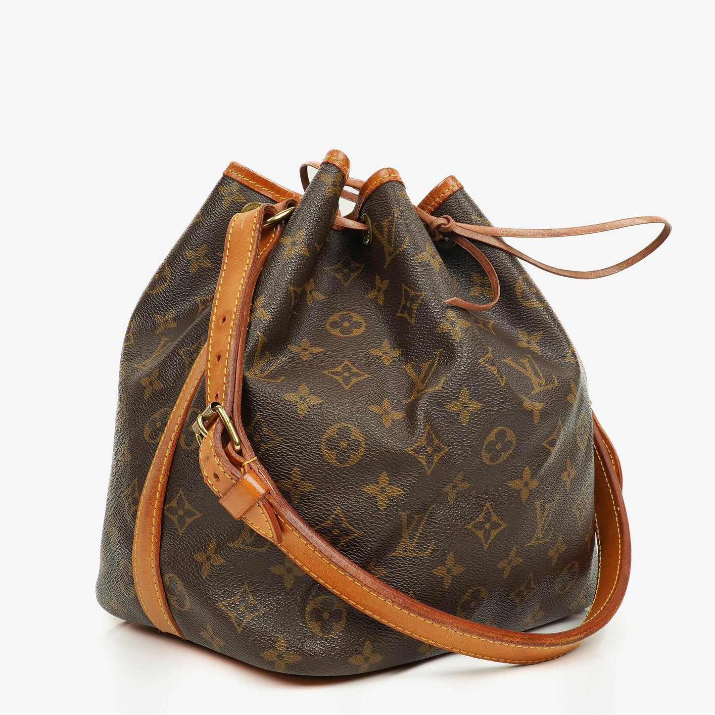 Louis Vuitton Petit Noe Monogram Canvas Shoulder Bag