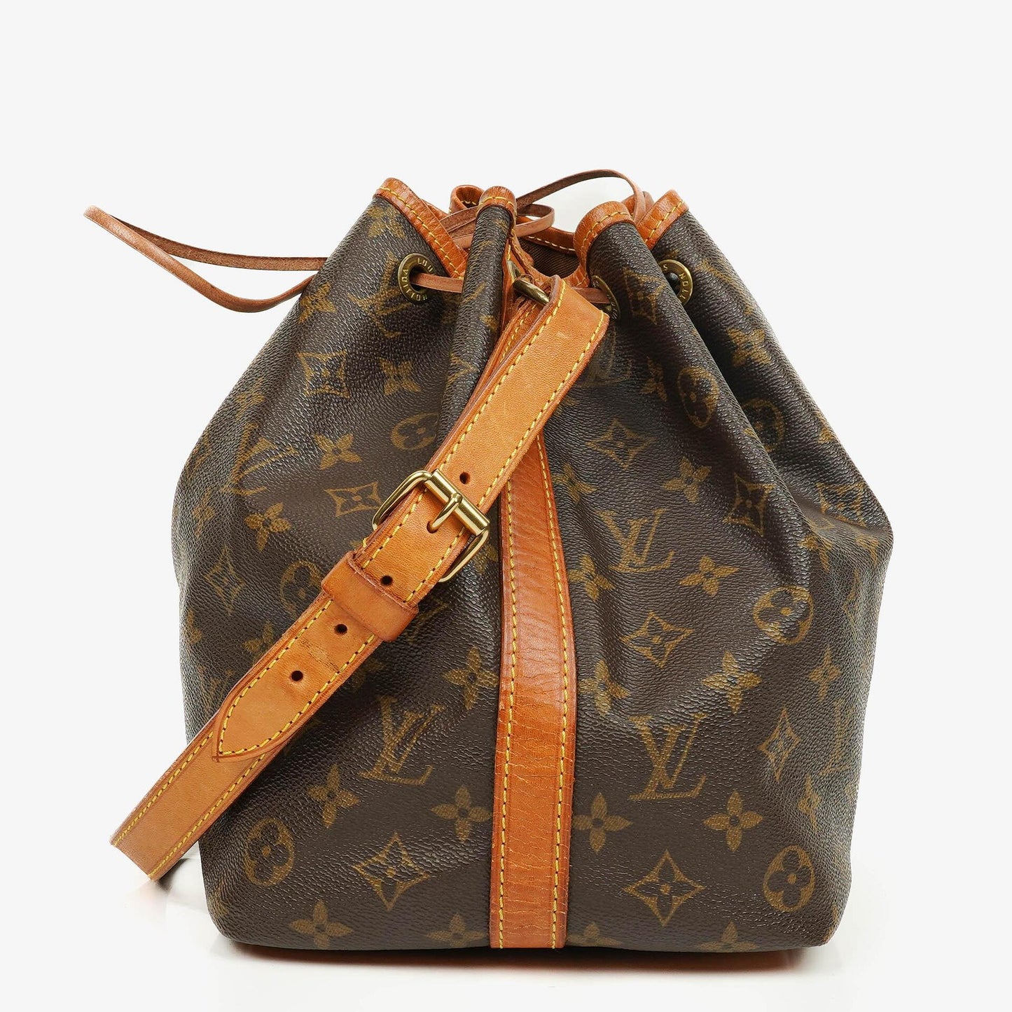 Louis Vuitton Petit Noe Monogram Canvas Shoulder Bag