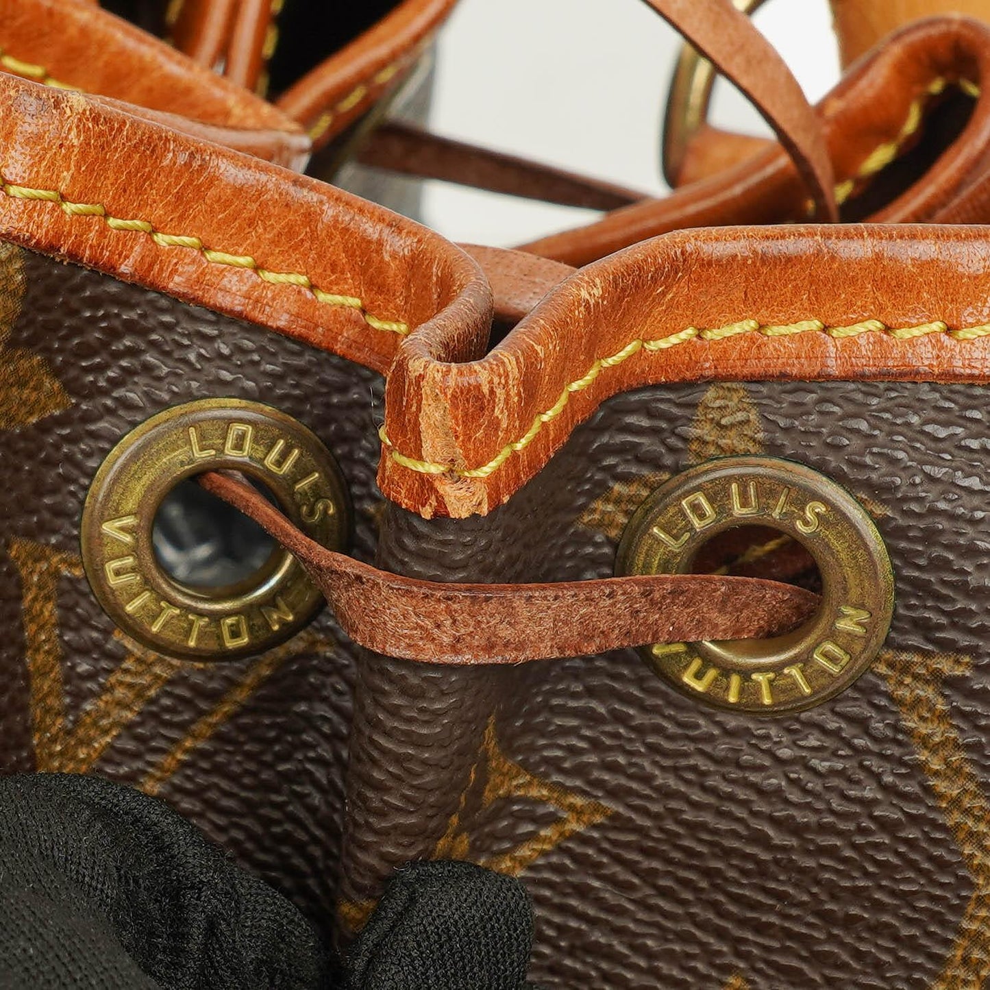 Louis Vuitton Petit Noe Monogram Canvas Shoulder Bag