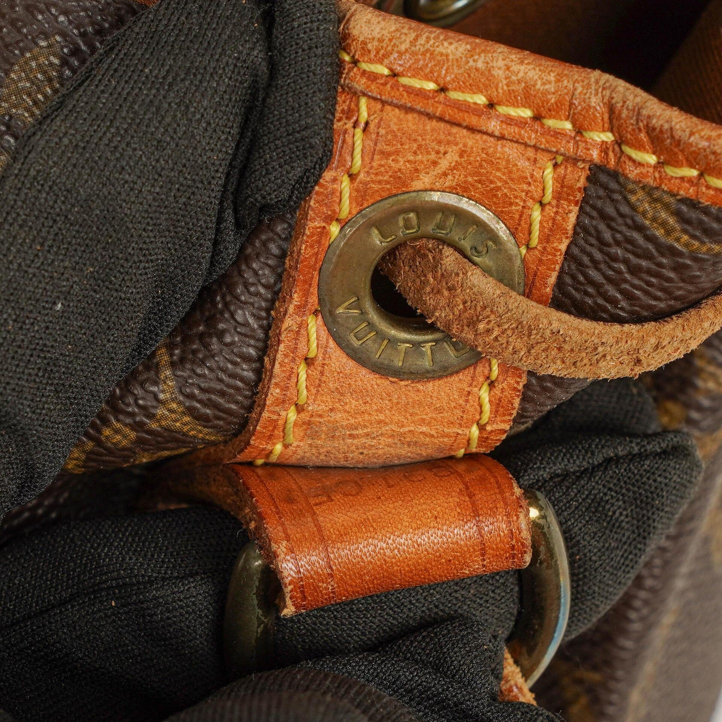 Louis Vuitton Petit Noe Monogram Canvas Shoulder Bag