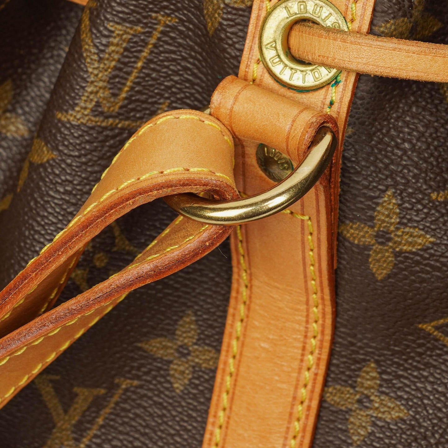 Louis Vuitton Petit Noe Monogram Canvas Shoulder Bag