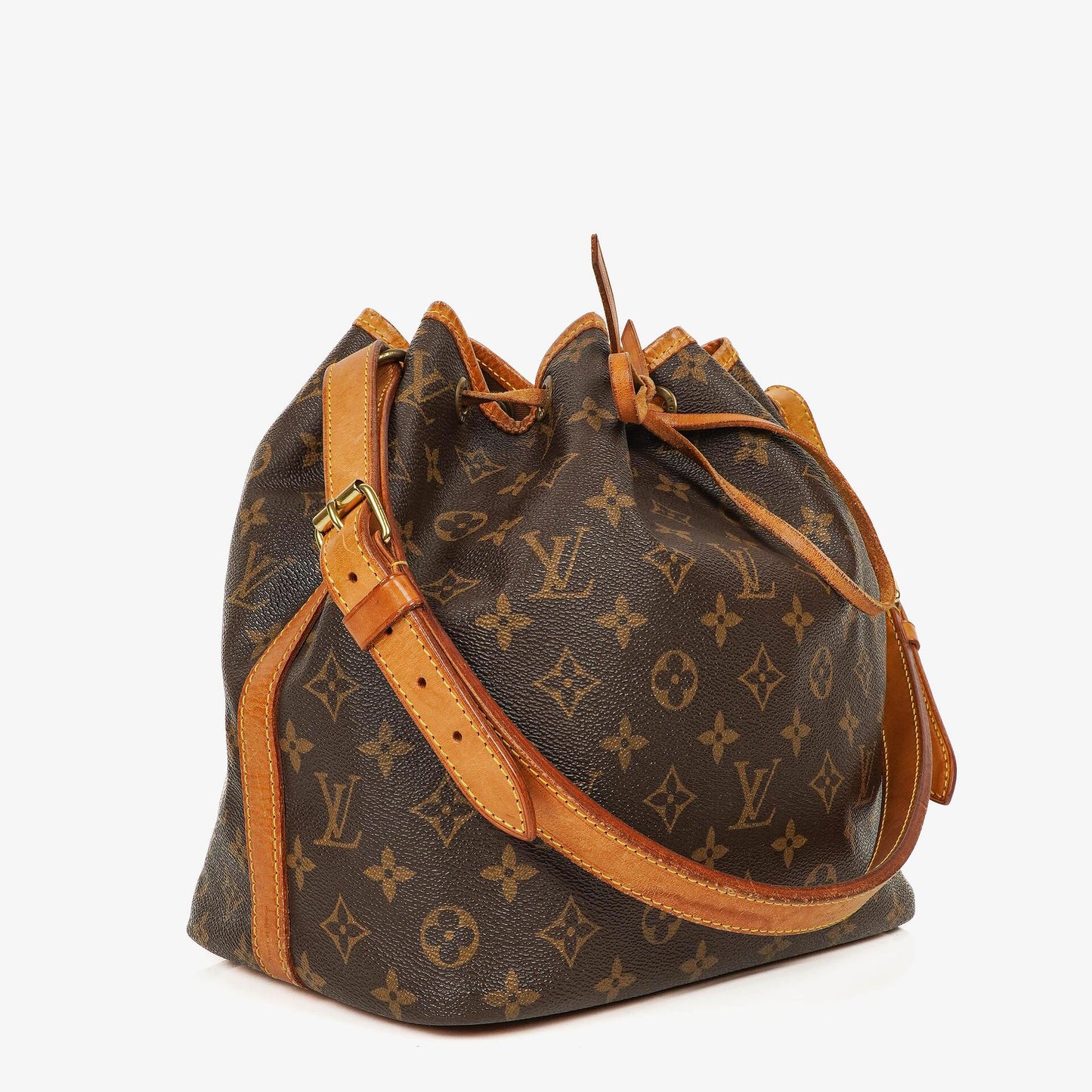 Louis Vuitton Petit Noe Monogram Canvas Shoulder Bag