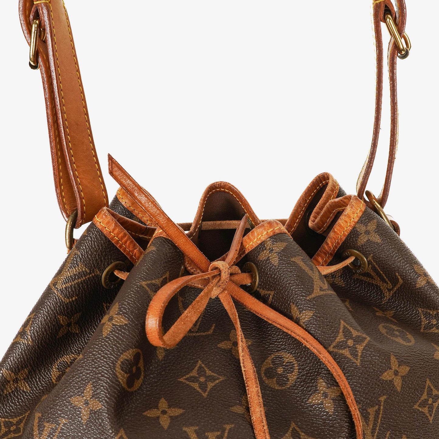 Louis Vuitton Petit Noe Monogram Canvas Shoulder Bag