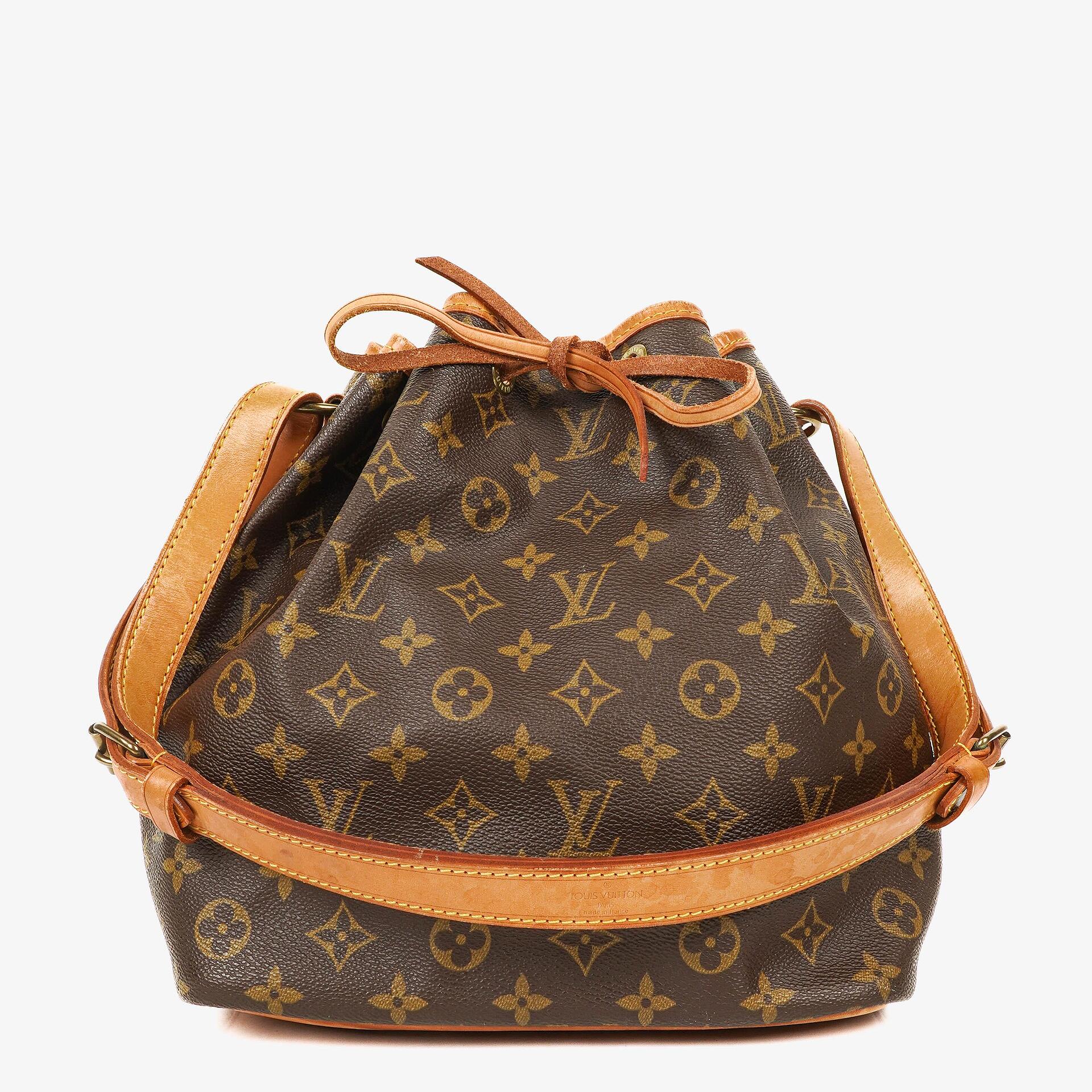 Louis Vuitton Petit Noe Monogram Canvas Shoulder Bag
