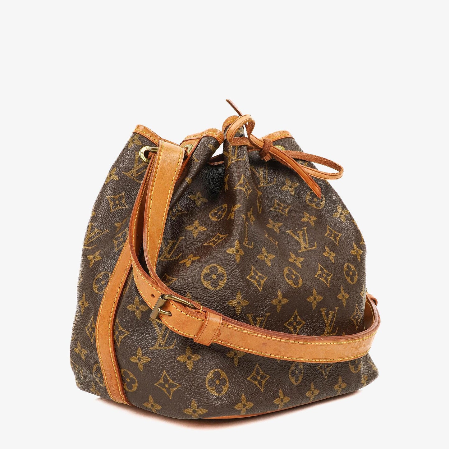 Louis Vuitton Petit Noe Monogram Canvas Shoulder Bag