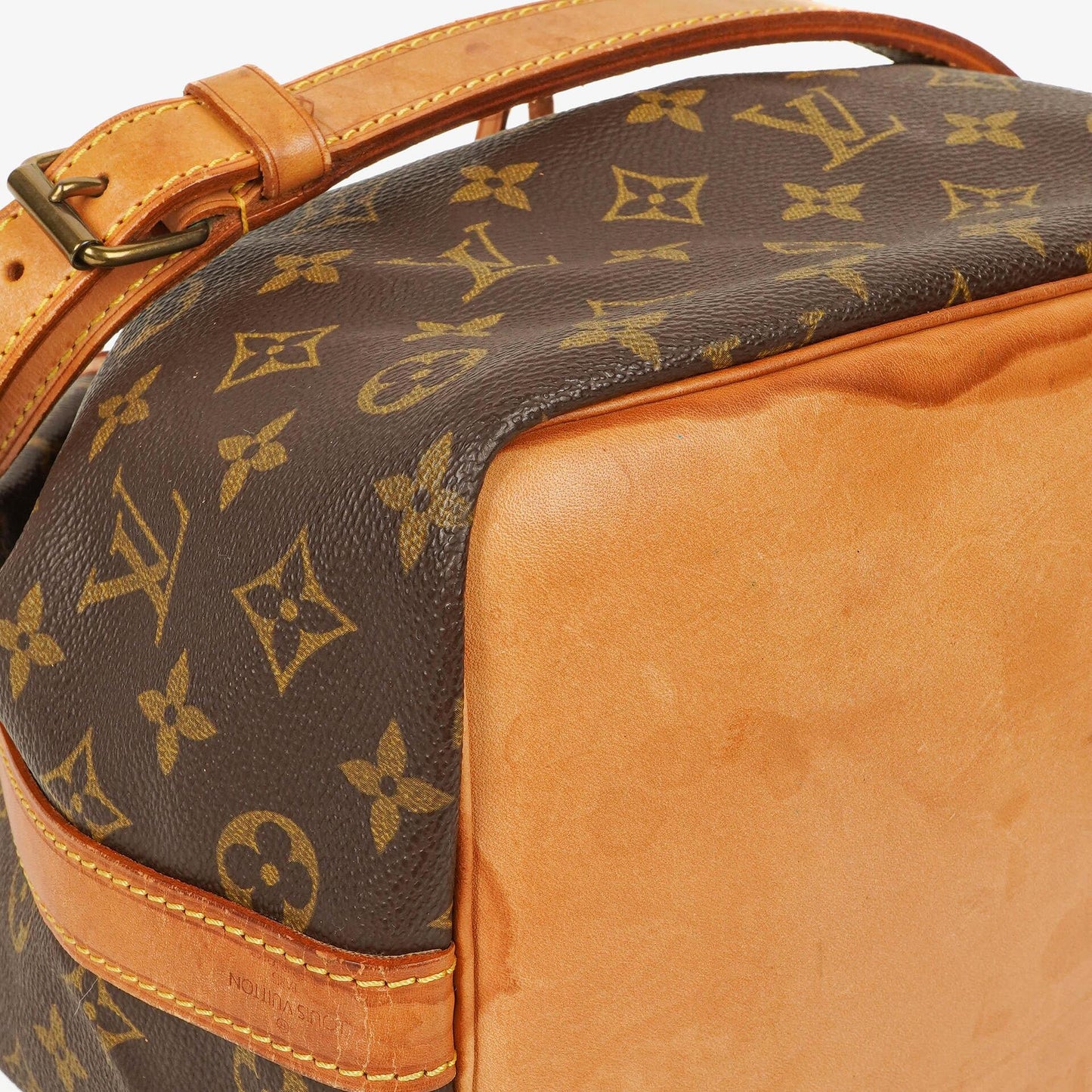 Louis Vuitton Petit Noe Monogram Canvas Shoulder Bag