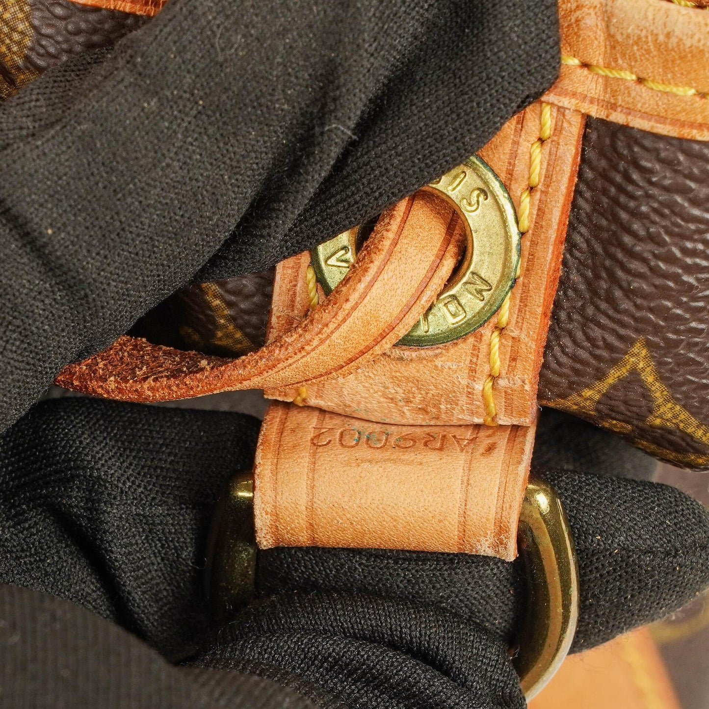 Louis Vuitton Petit Noe Monogram Canvas Shoulder Bag