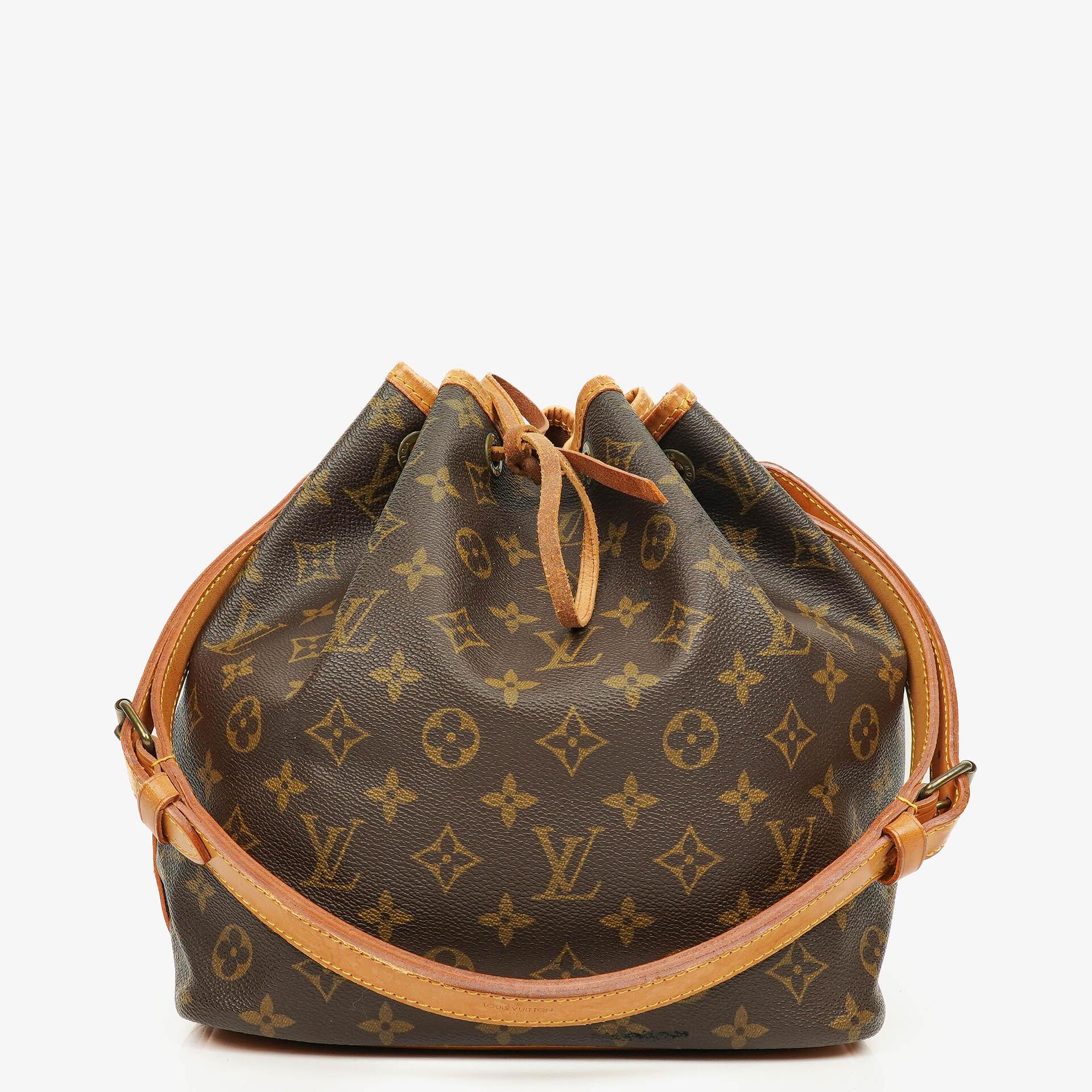 Louis Vuitton Petit Noe Monogram Canvas Shoulder Bag