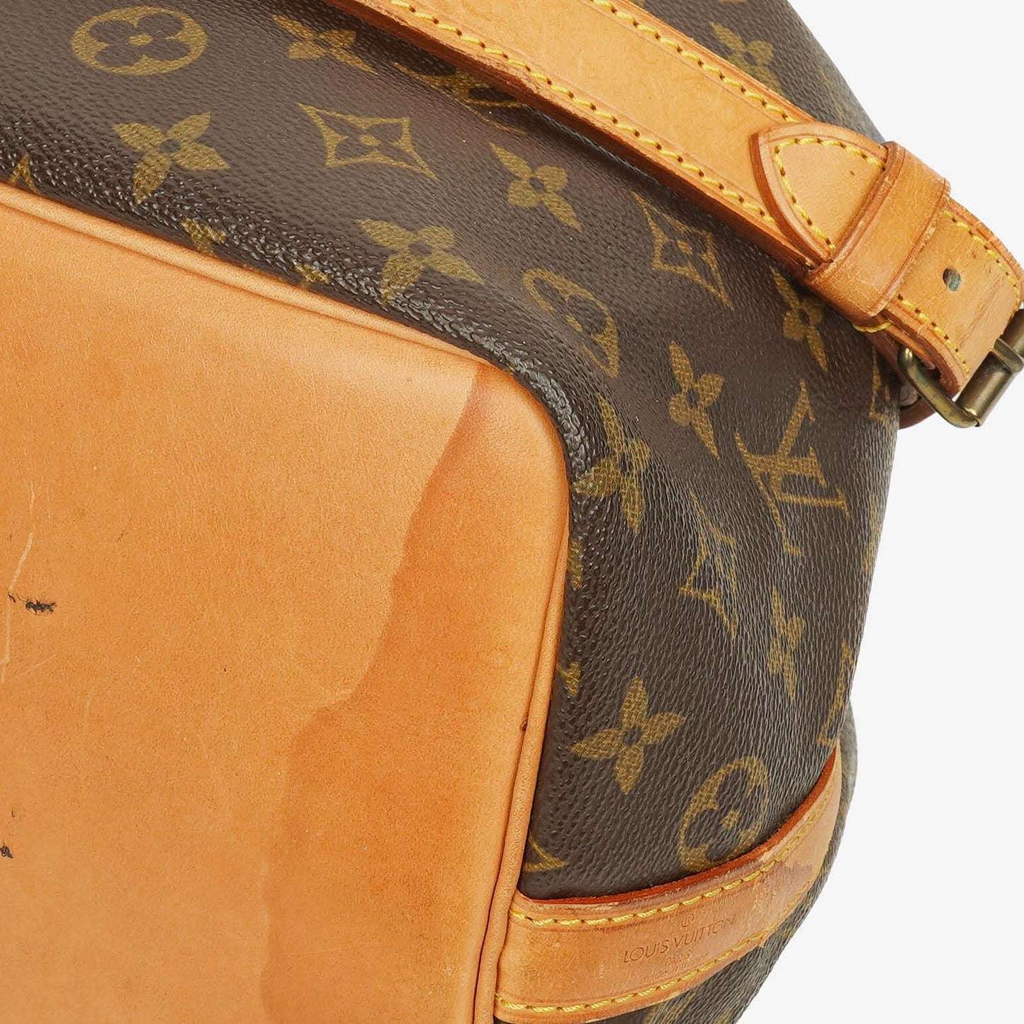 Louis Vuitton Petit Noe Monogram Canvas Shoulder Bag