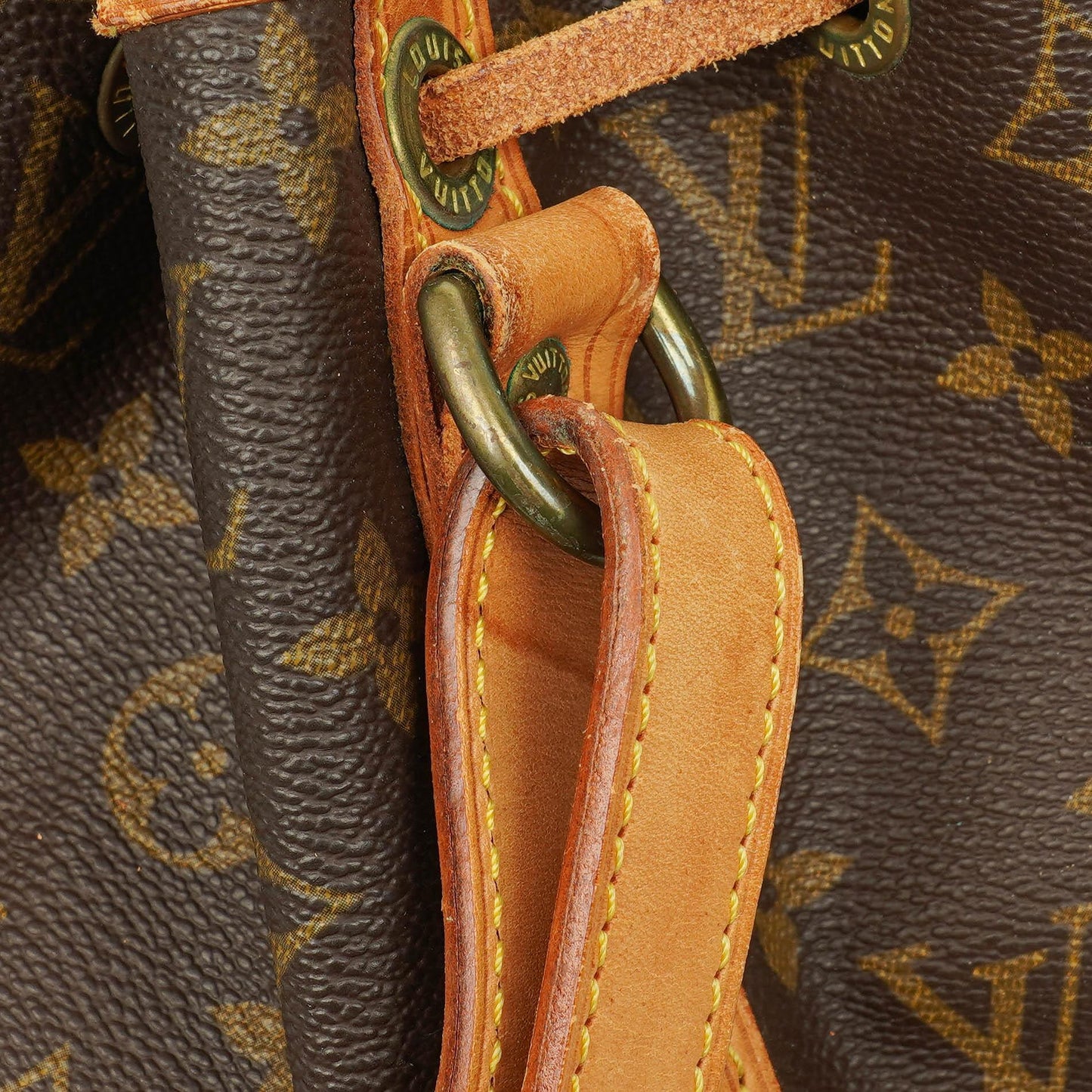 Louis Vuitton Petit Noe Monogram Canvas Shoulder Bag