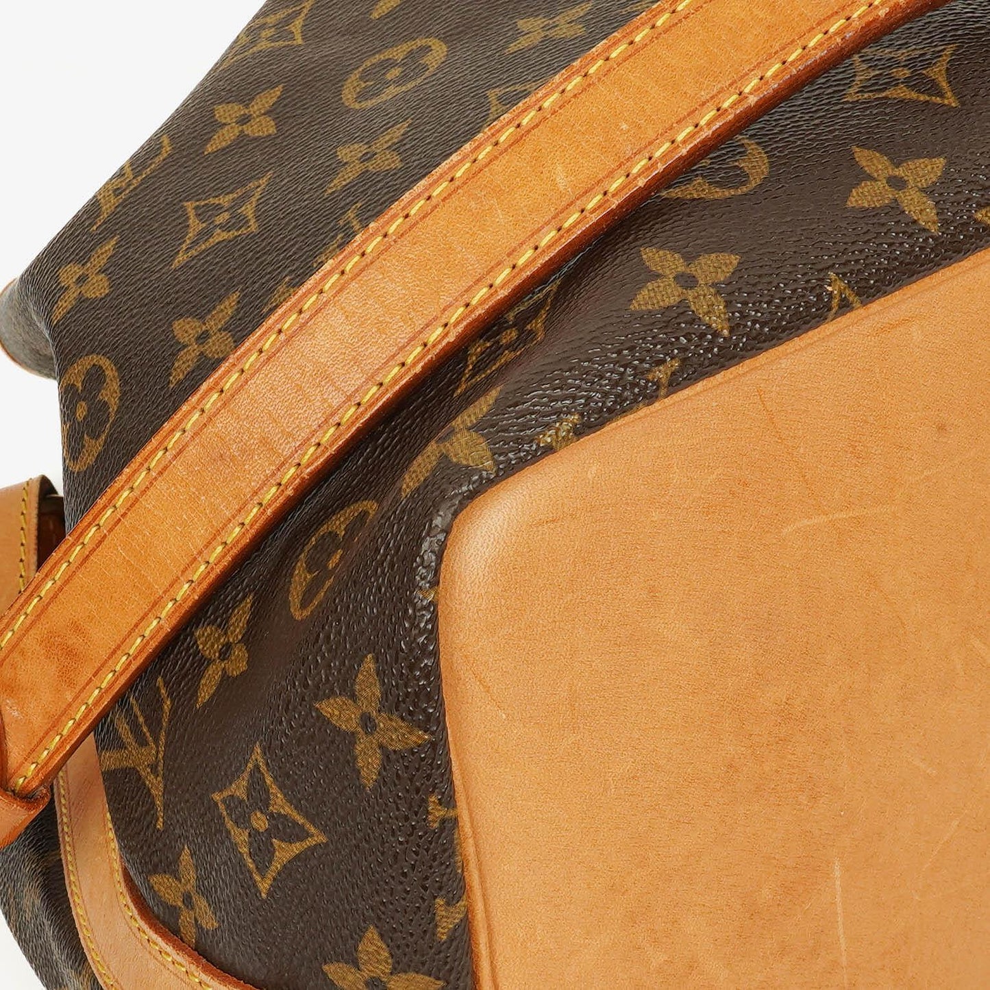 Louis Vuitton Petit Noe Monogram Canvas Shoulder Bag