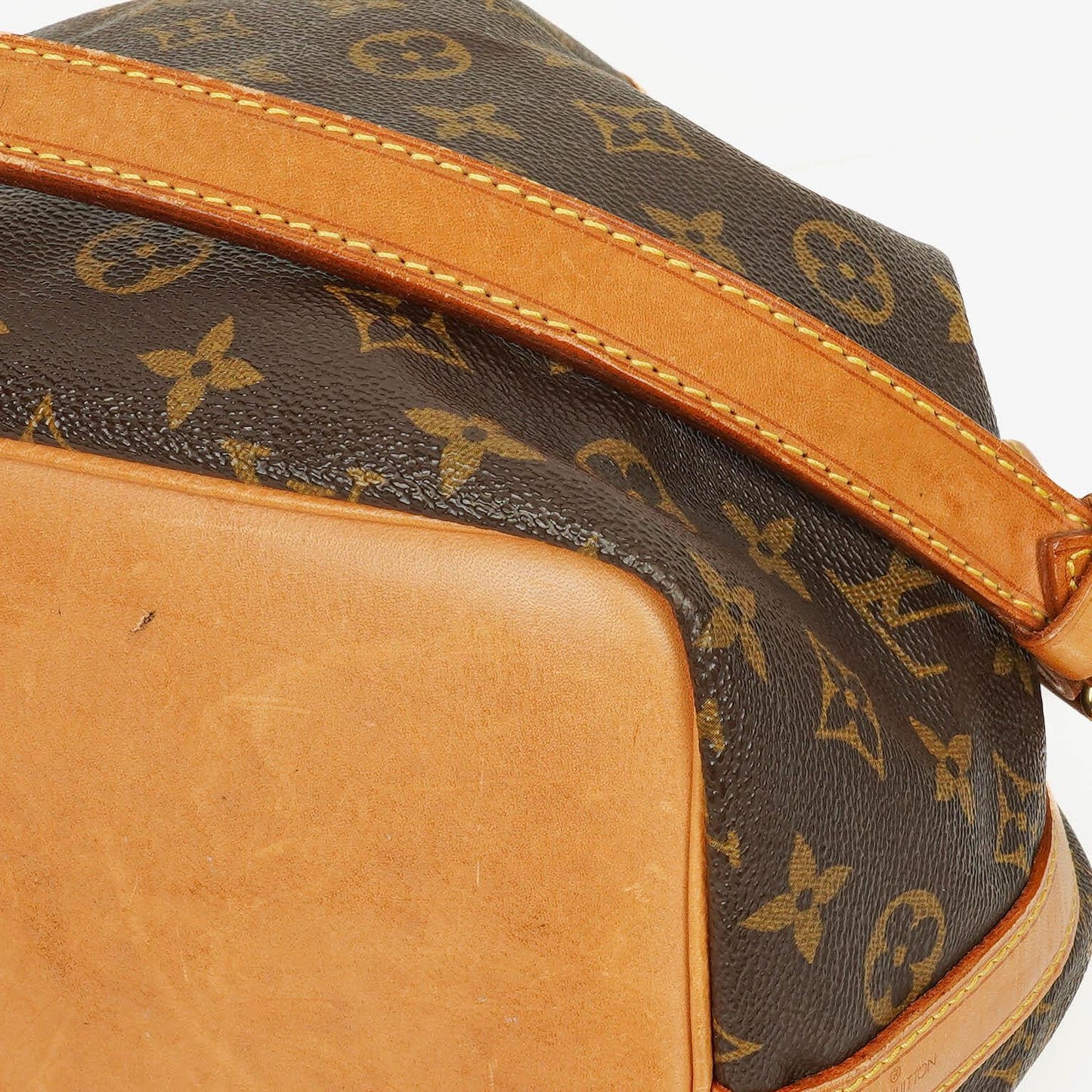 Louis Vuitton Petit Noe Monogram Canvas Shoulder Bag